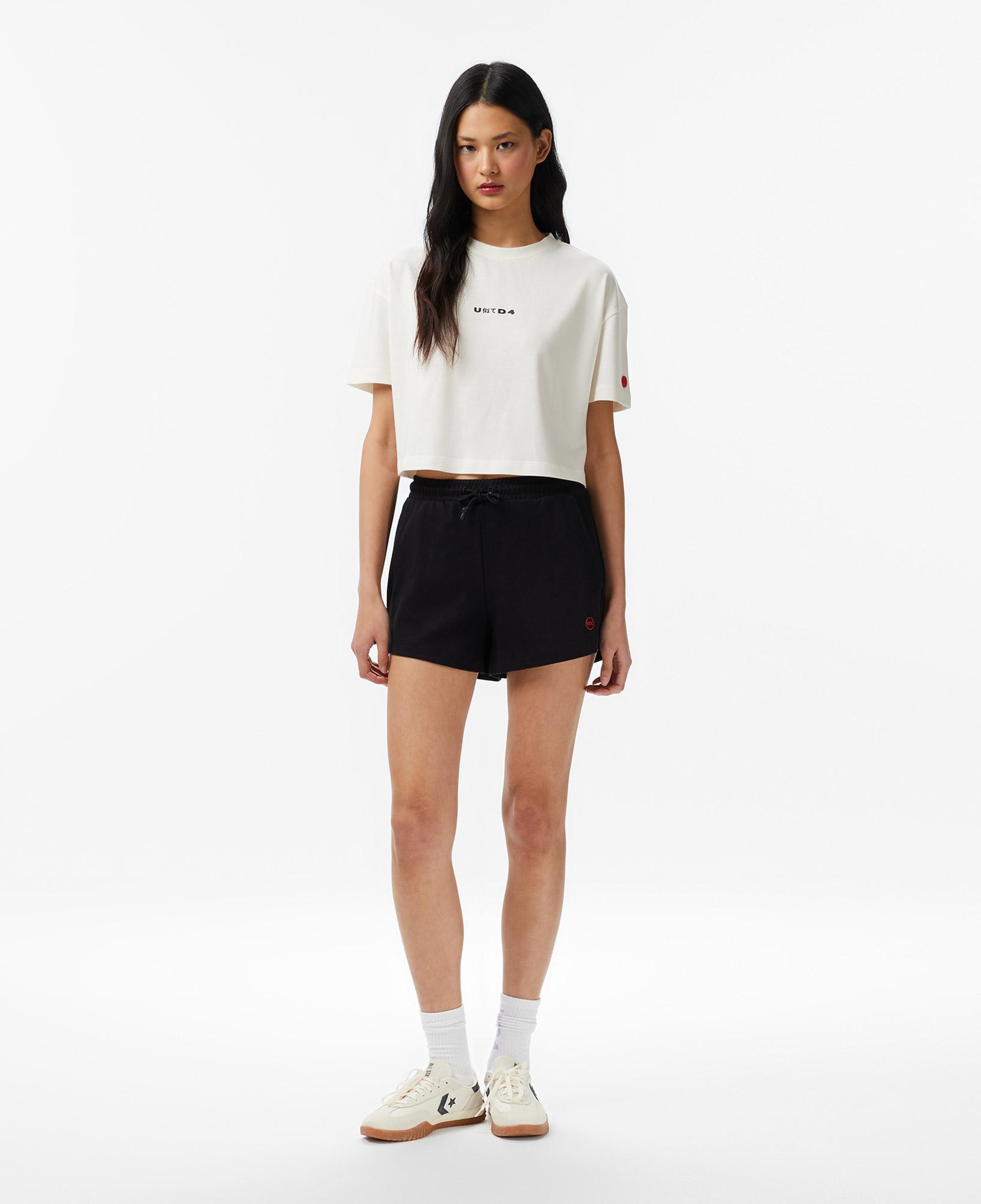 UNITED4 Regular Fit Kadın Siyah Şort