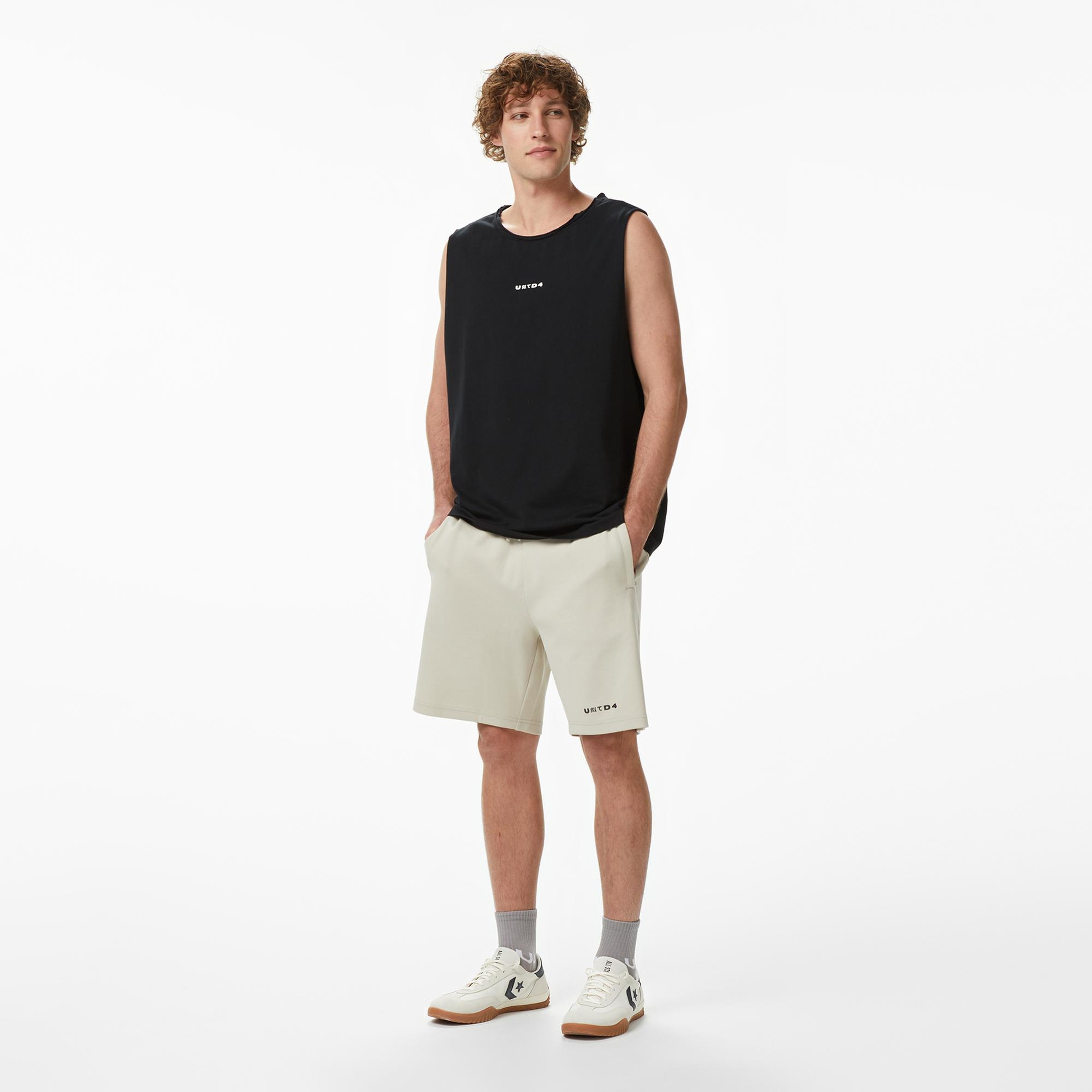 UNITED4 Regular Fit Erkek Siyah T-Shirt
