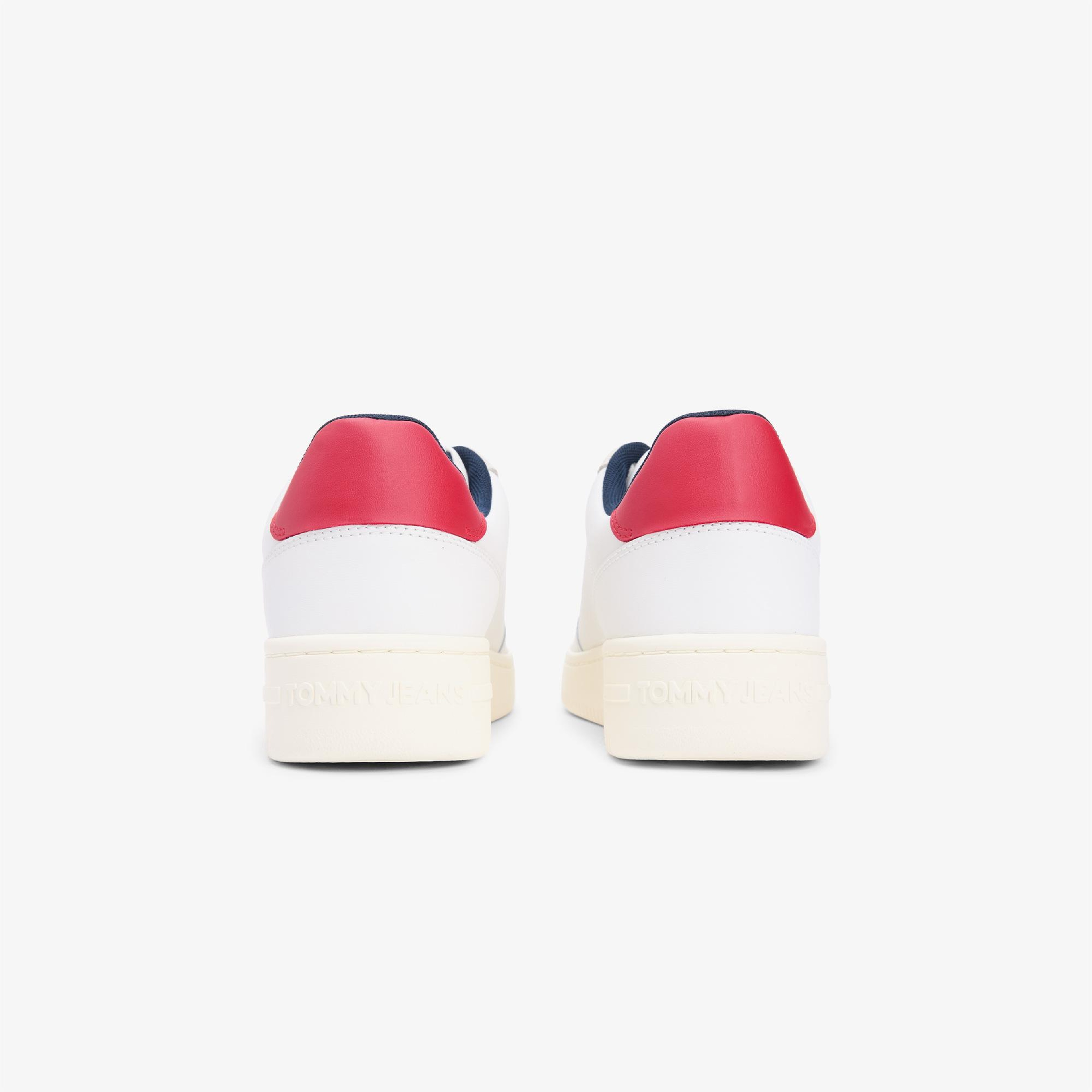 Tommy Hilfiger Retro Basket Erkek Beyaz Spor Ayakkabı