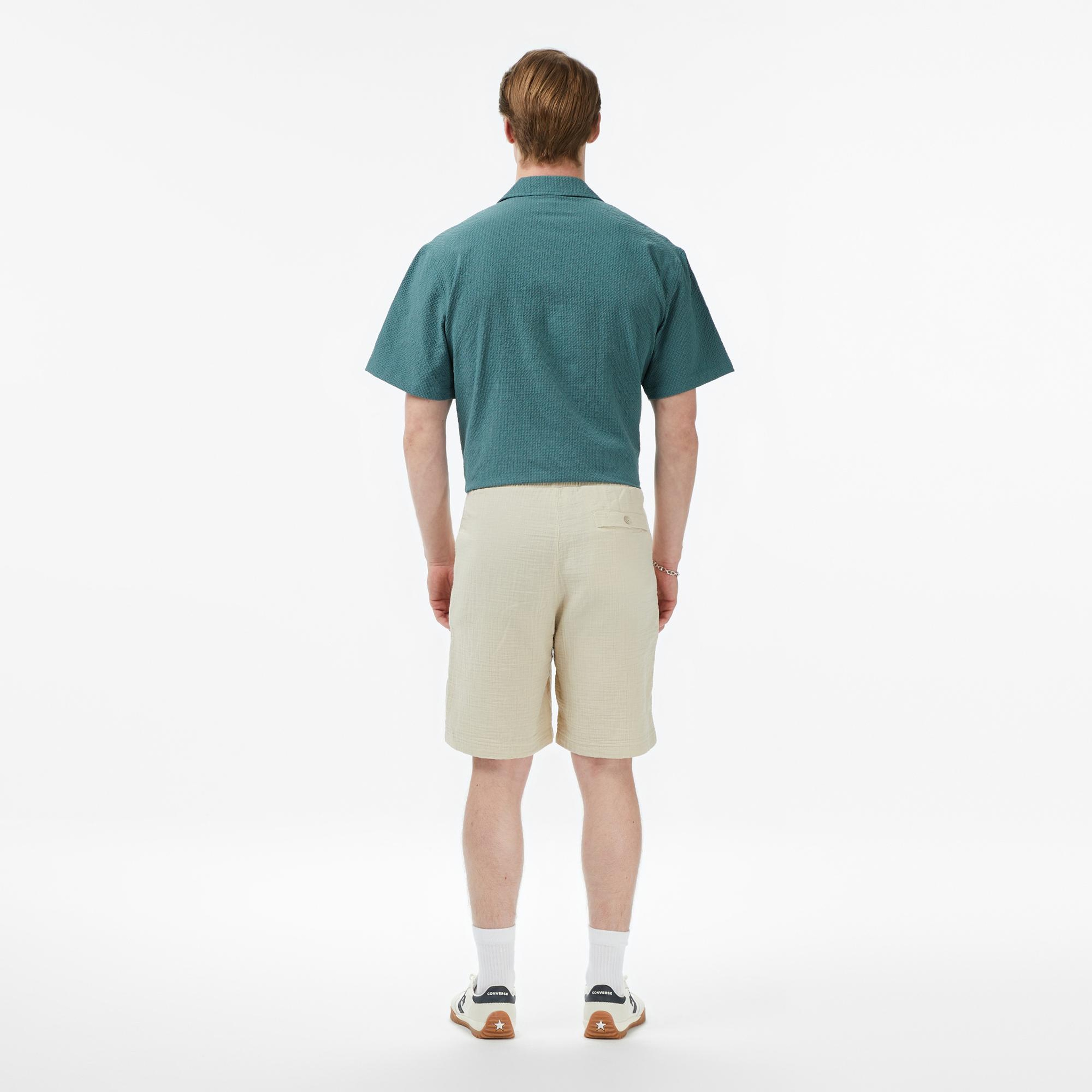 UNITED4 Regular Fit Erkek Krem Şort