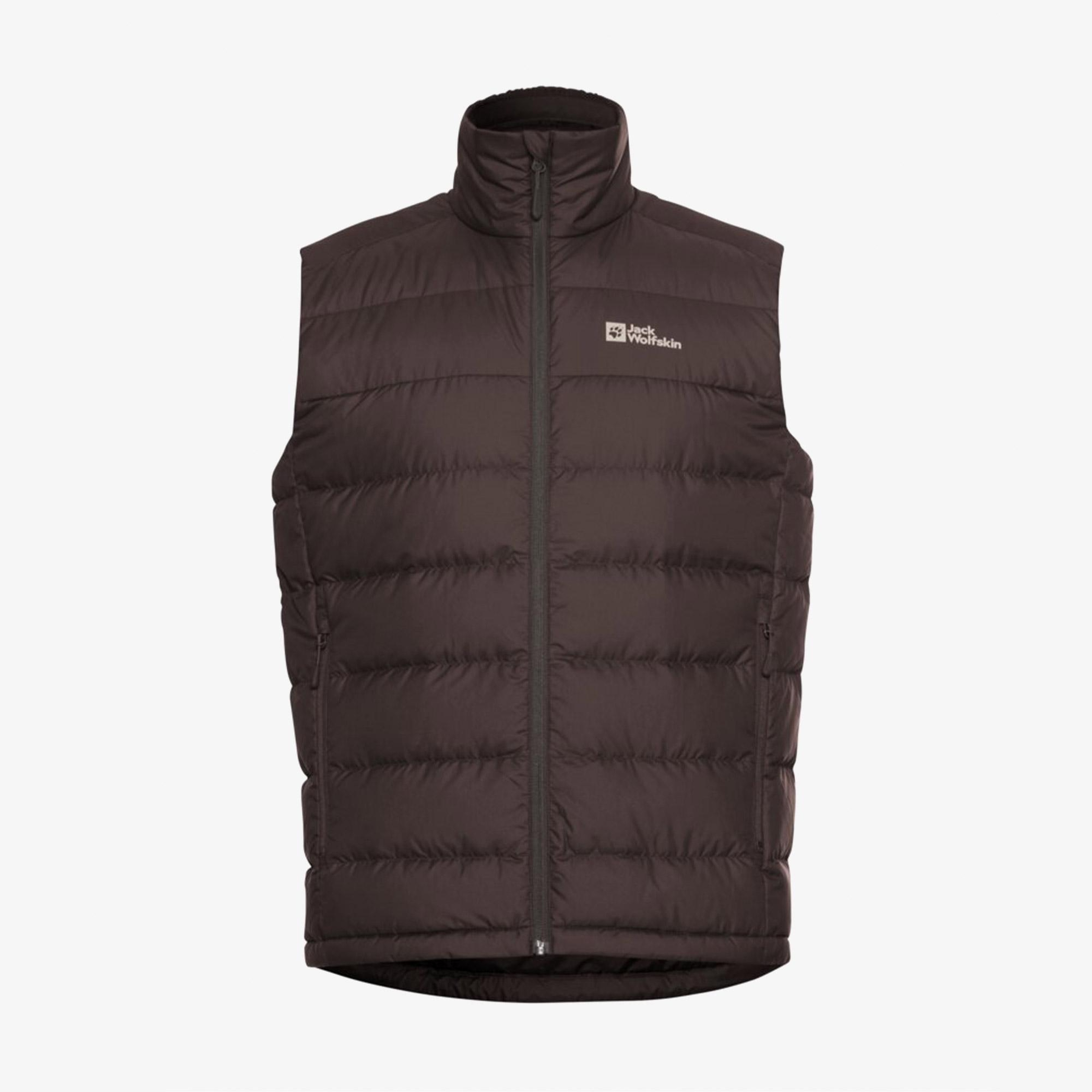 Jack Wolfskin Erkek Ather Down Kahverengi Yelek