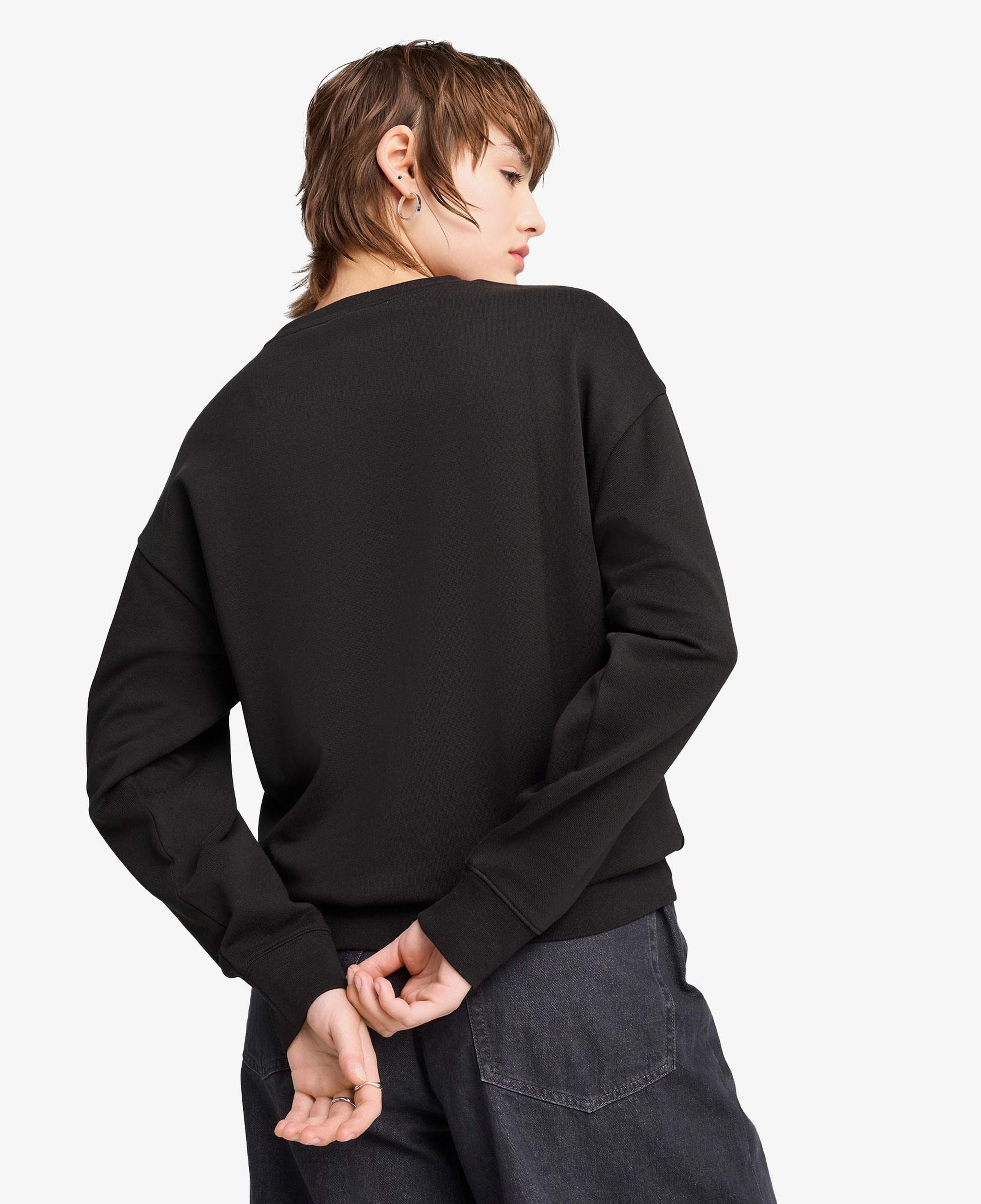 Puma Elevated Essentials Comfort Crew Kadın Siyah Sweatshirt