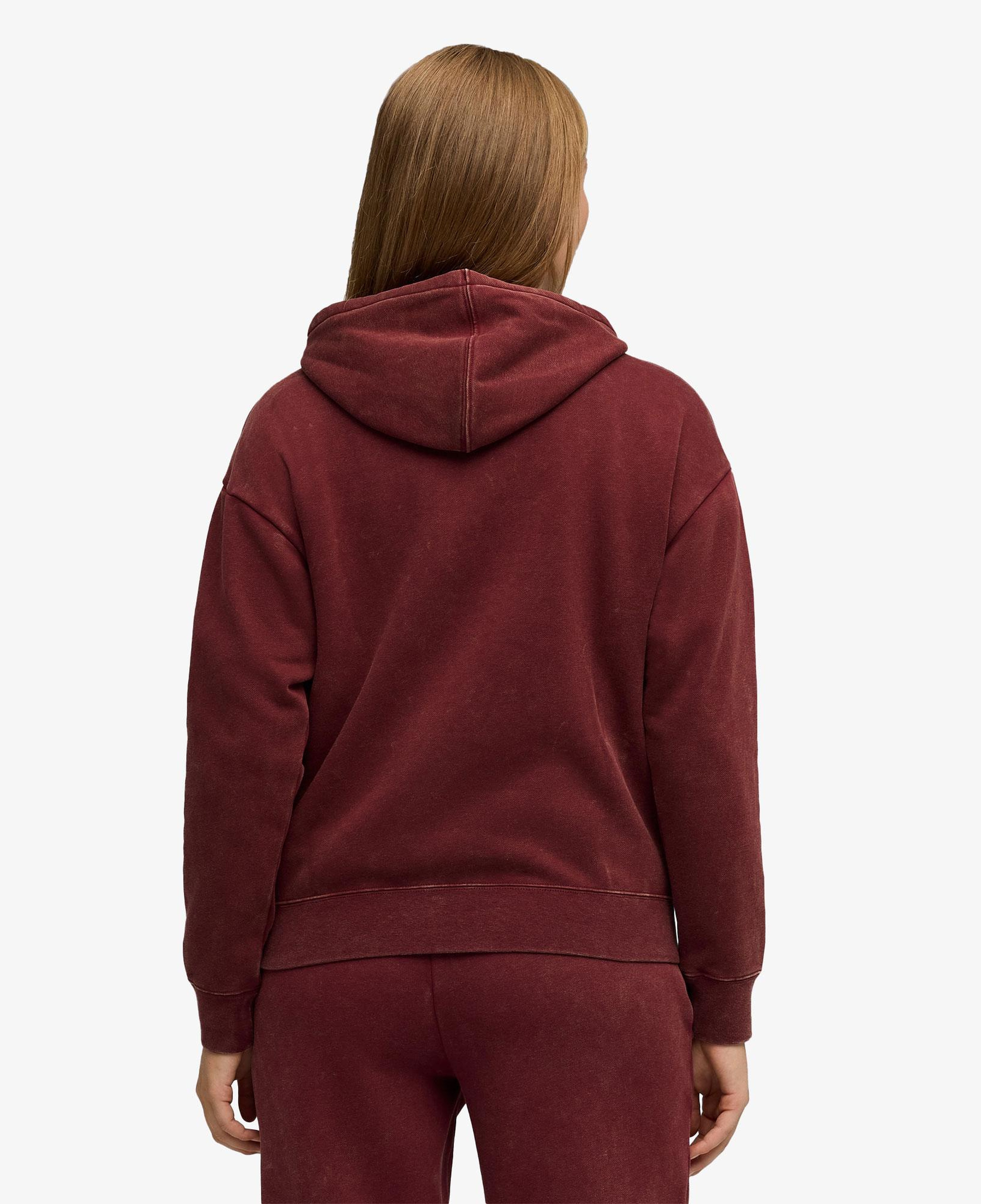 Puma Ess Elevated Wash Kadın Kırmızı Sweatshirt