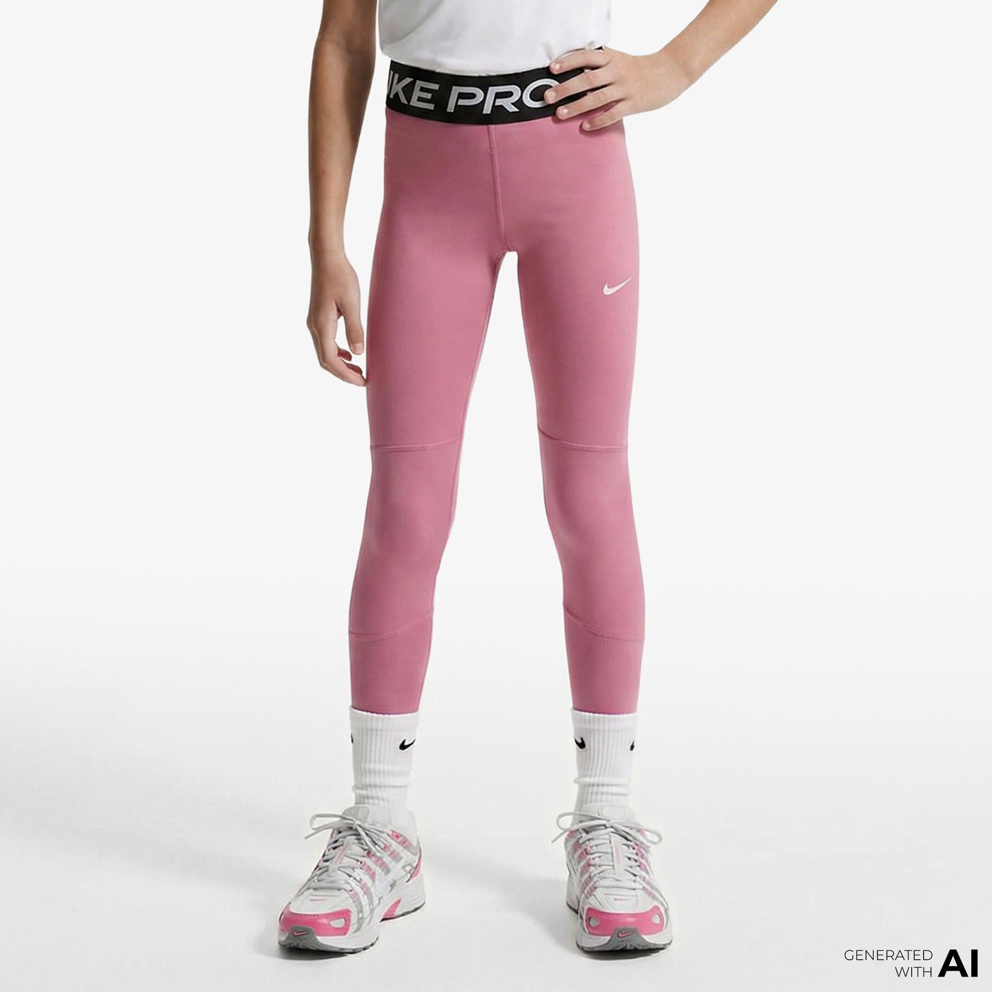 Nike Pro Dri-Fit Çocuk Pembe Tayt