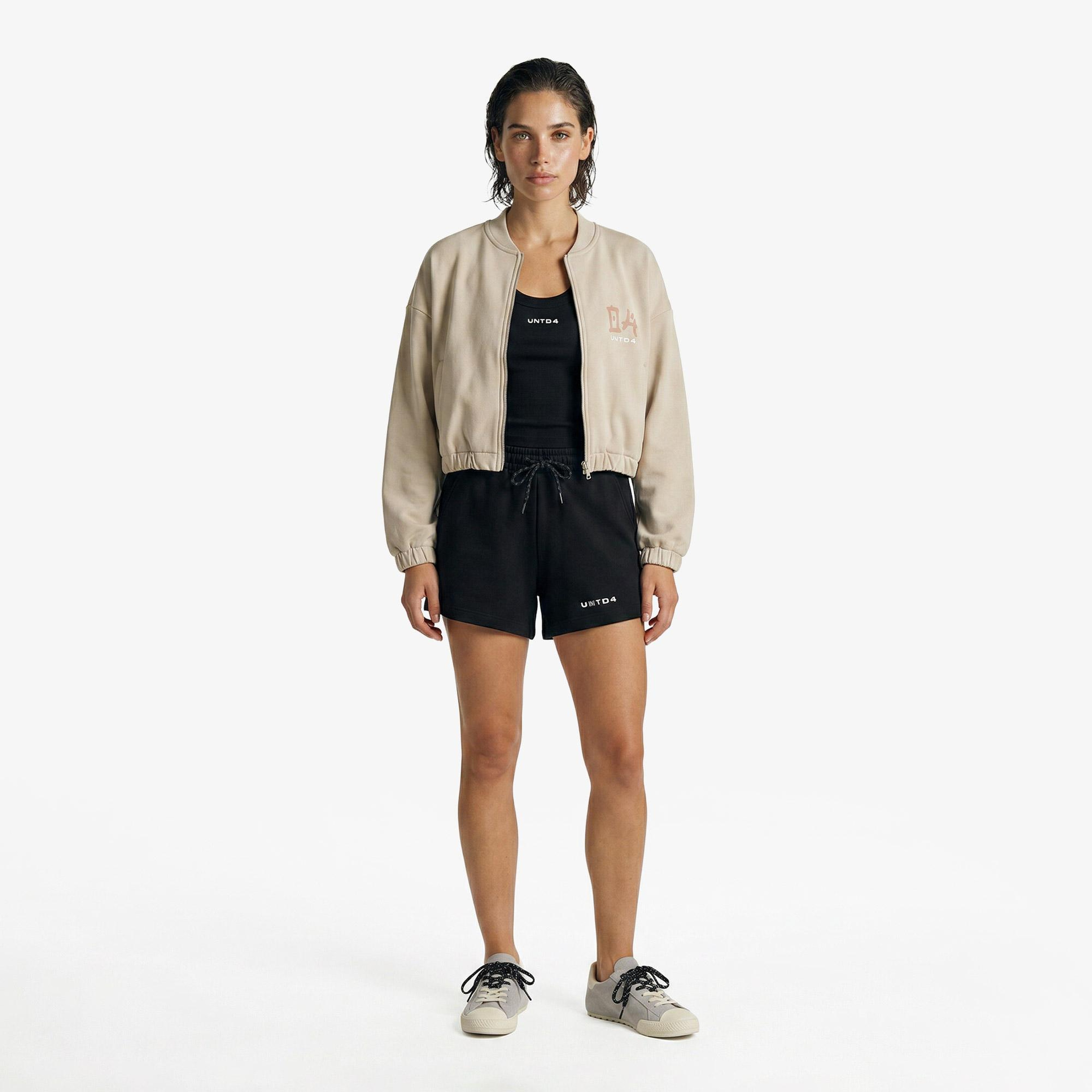 UNITED4 Regular Fit Kadın Krem Sweatshirt