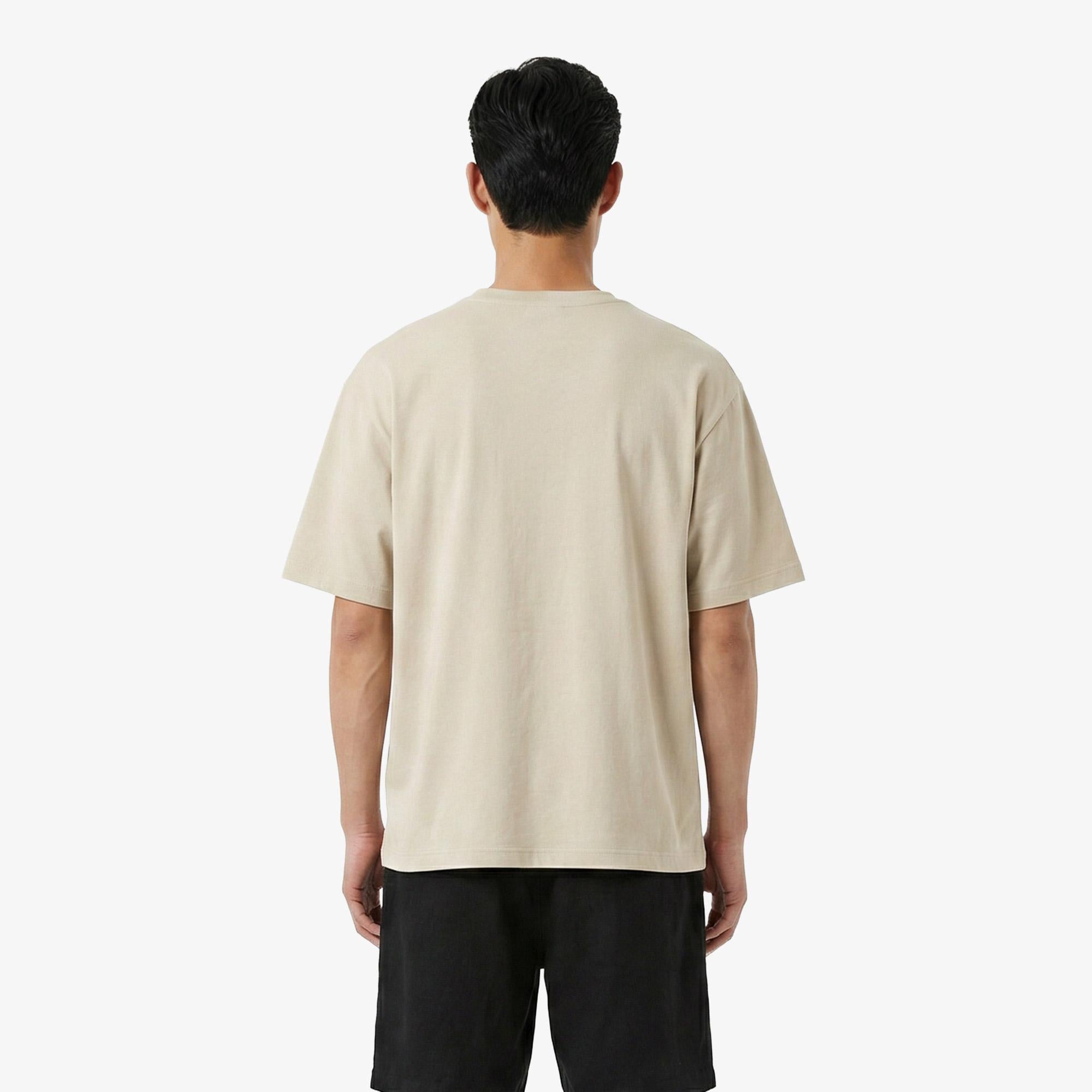UNITED4 Regular Fit Erkek Krem T-Shirt
