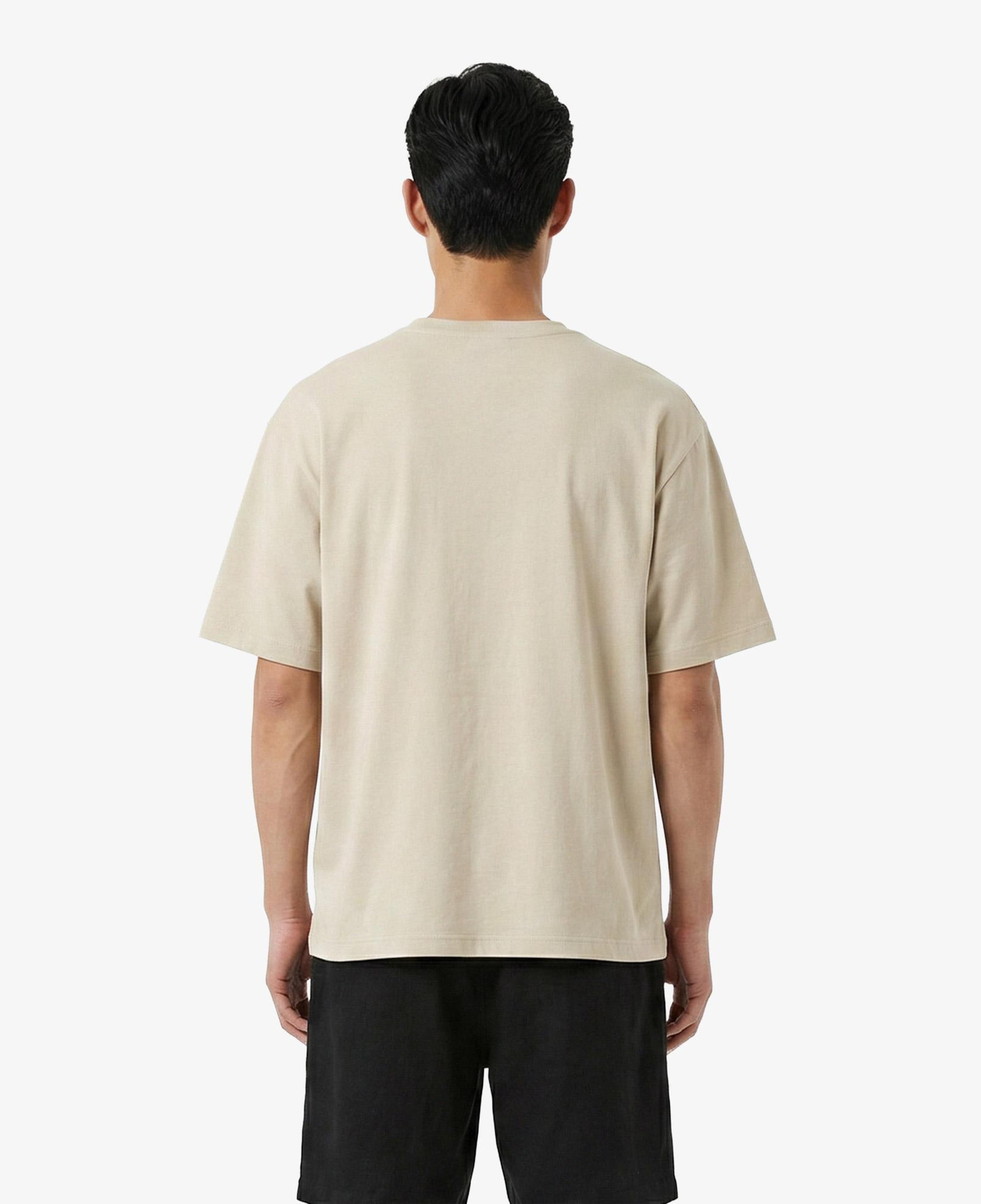 UNITED4 Regular Fit Erkek Krem T-Shirt