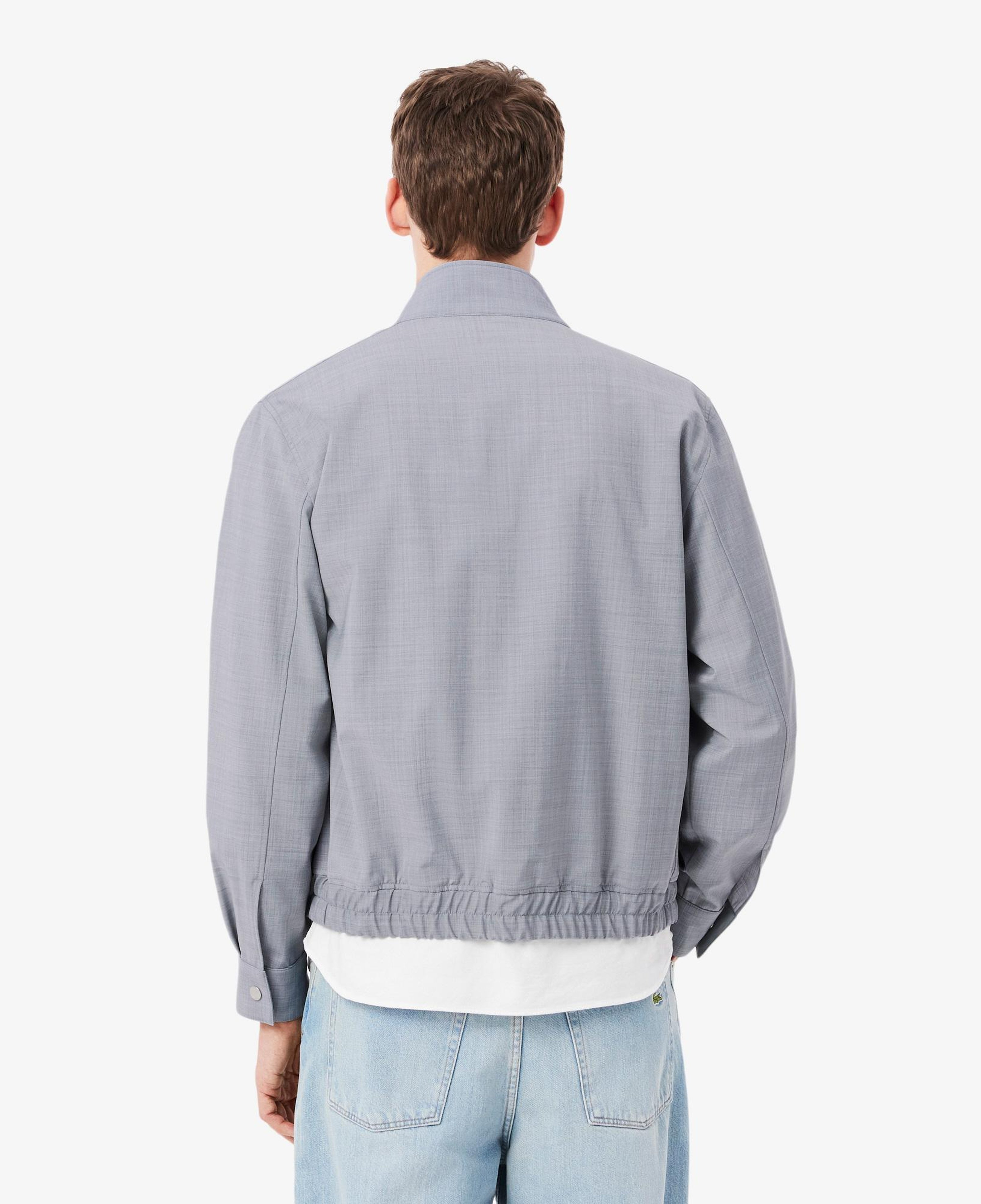 Lacoste Erkek Dik Yaka Gri Ceket