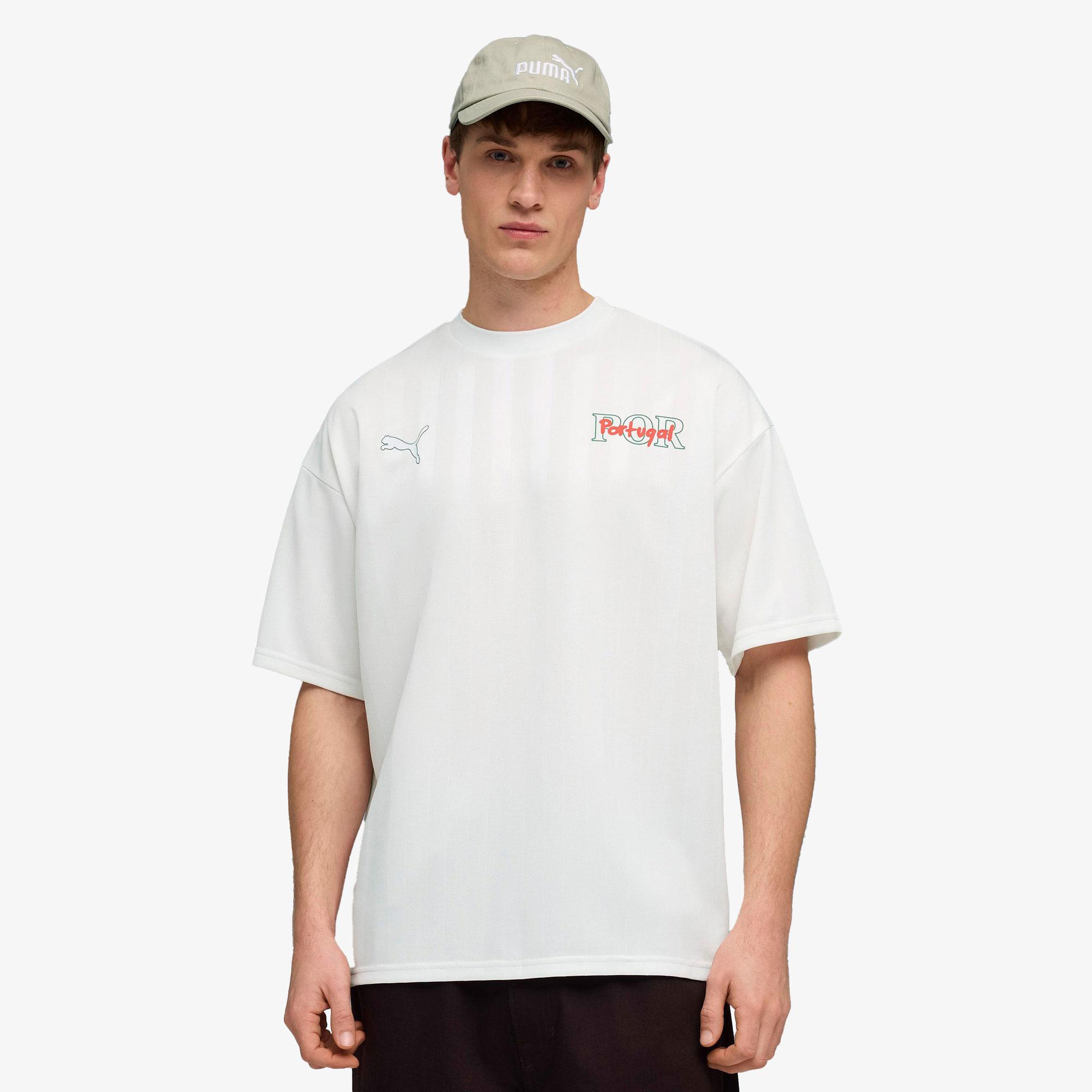 Puma Fanpack Relaxed Erkek Beyaz T-Shirt