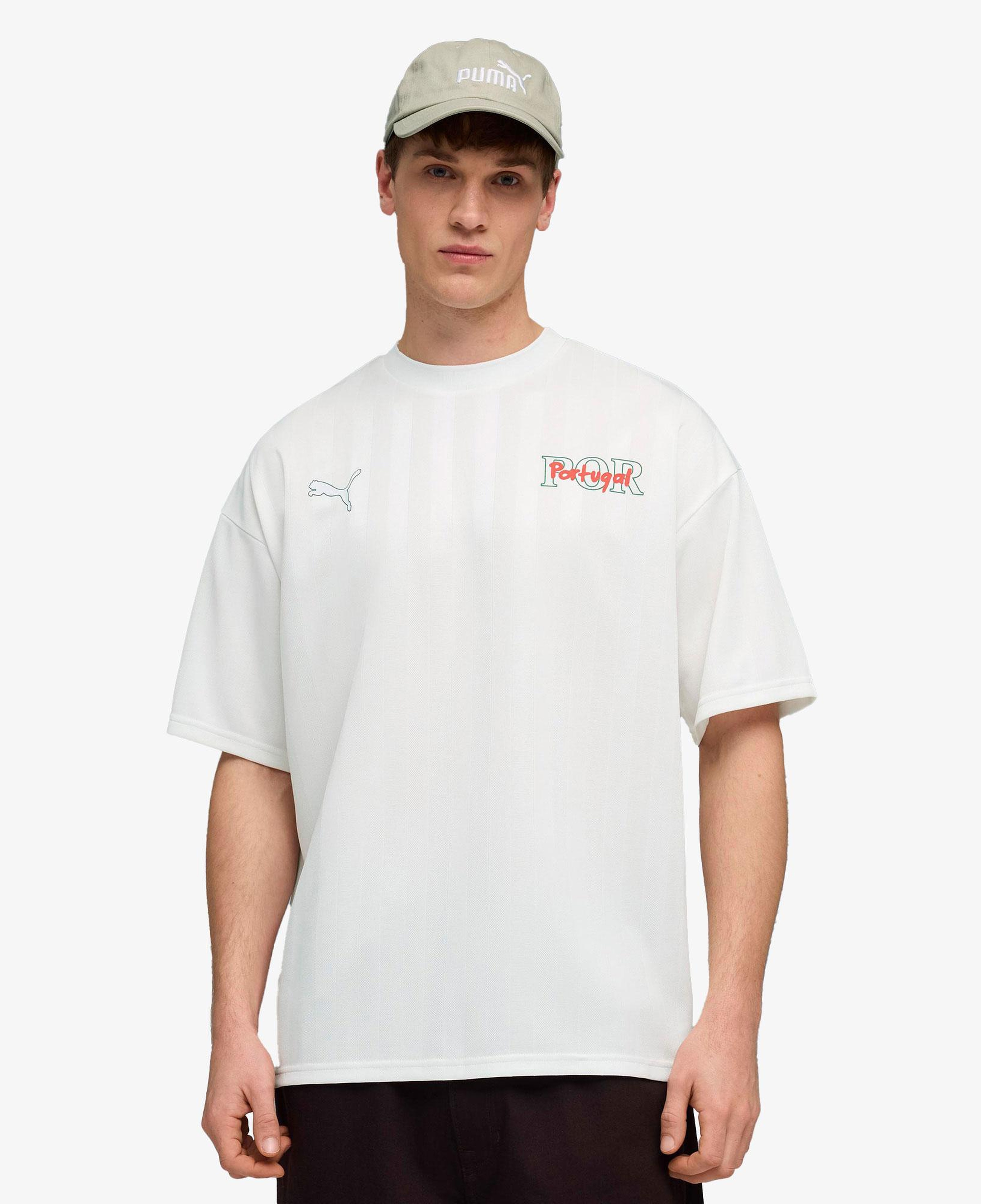 Puma Fanpack Relaxed Erkek Beyaz T-Shirt