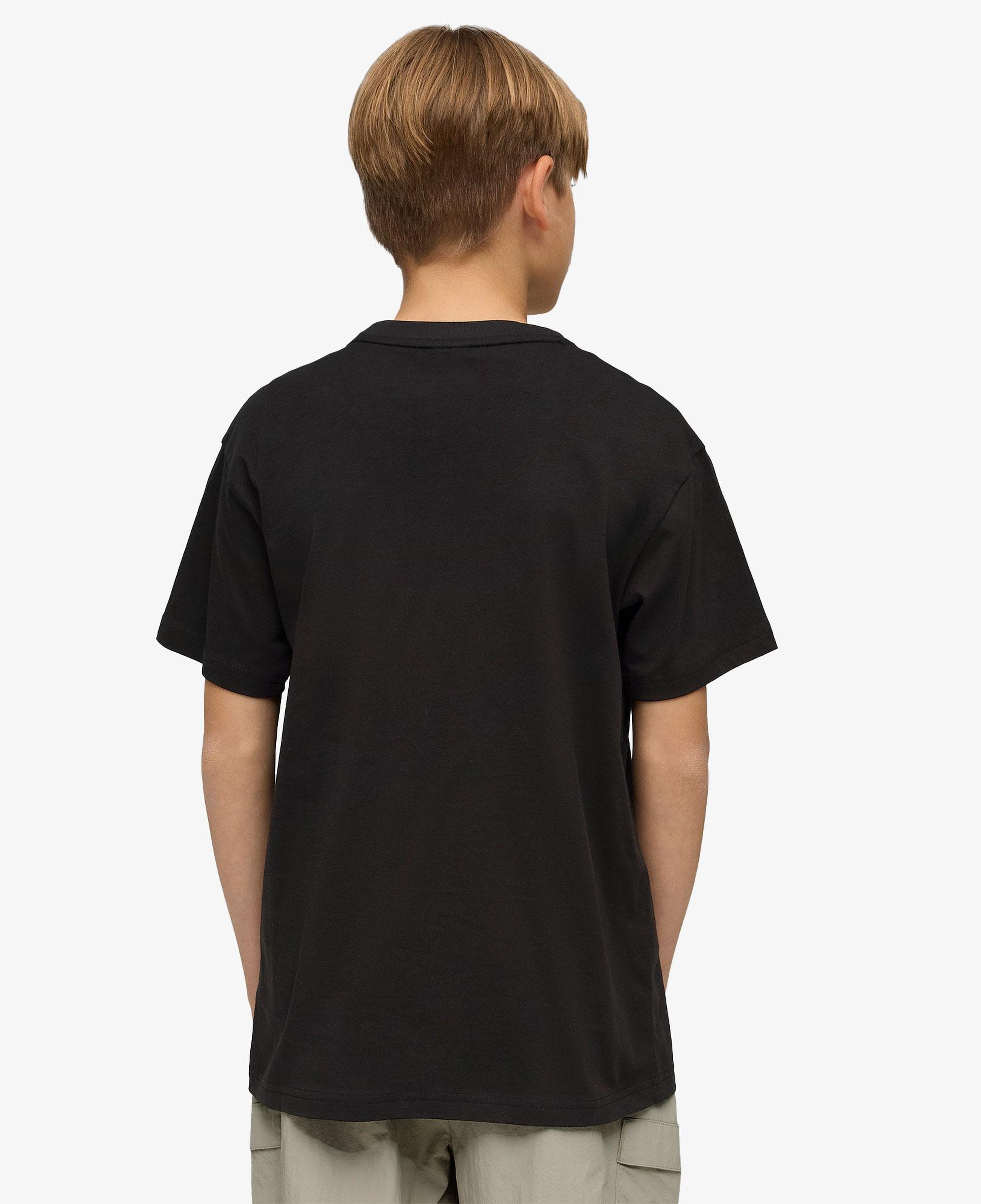 Puma Graphic Çocuk Siyah T-Shirt