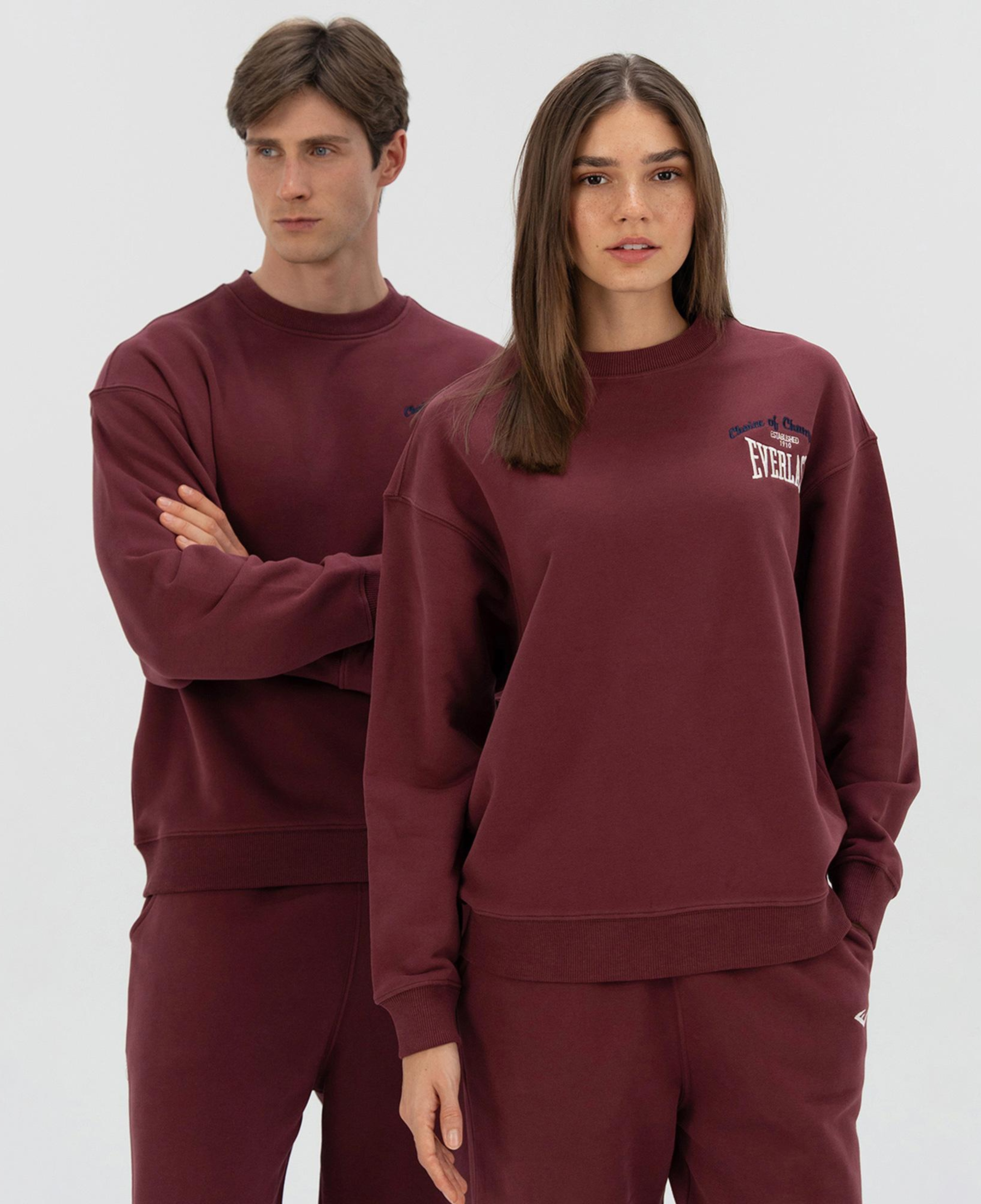 Everlast Heritage Champions Erkek Bordo Sweatshirt