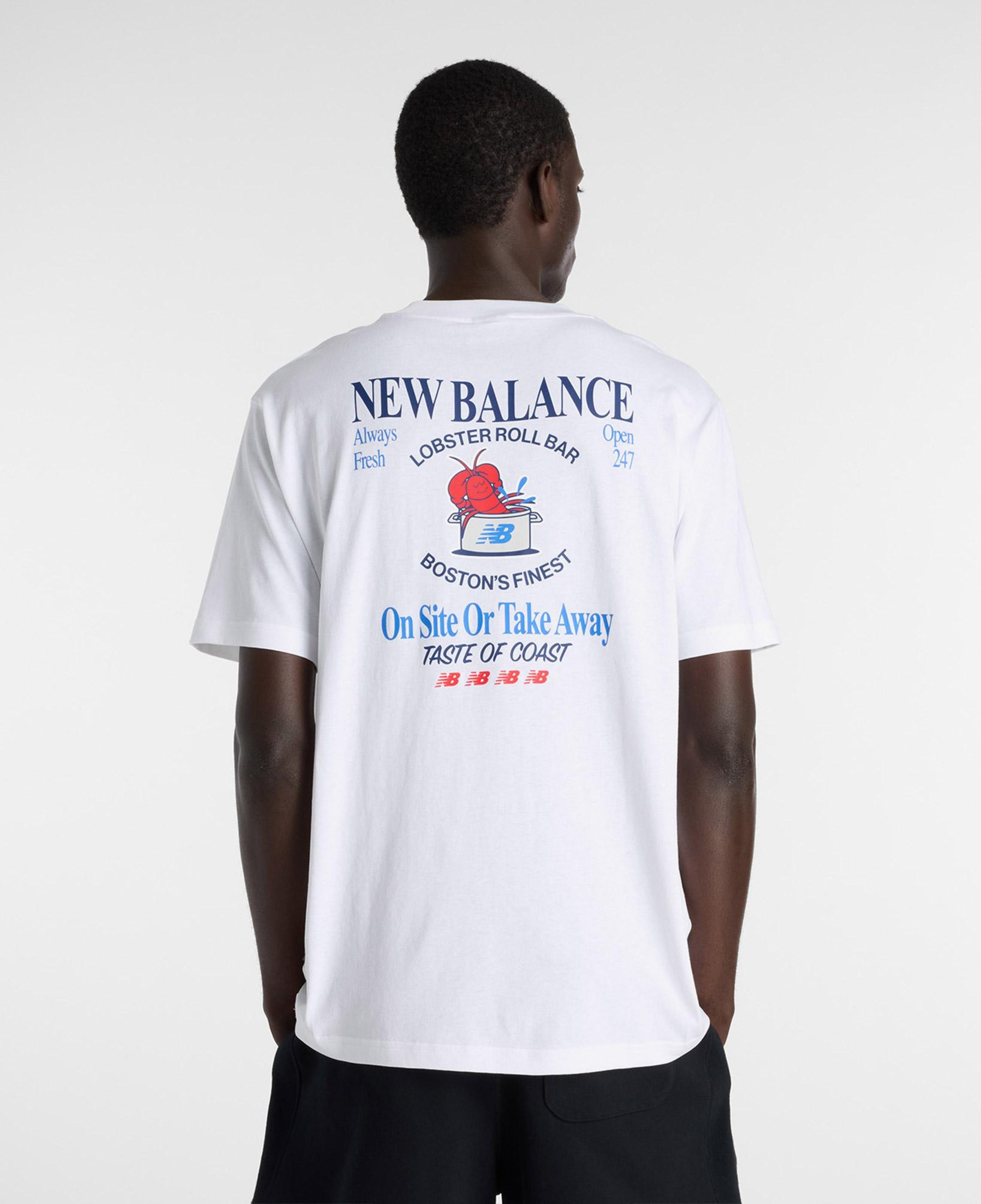 New Balance Lobster Roll  Erkek Beyaz T-Shirt