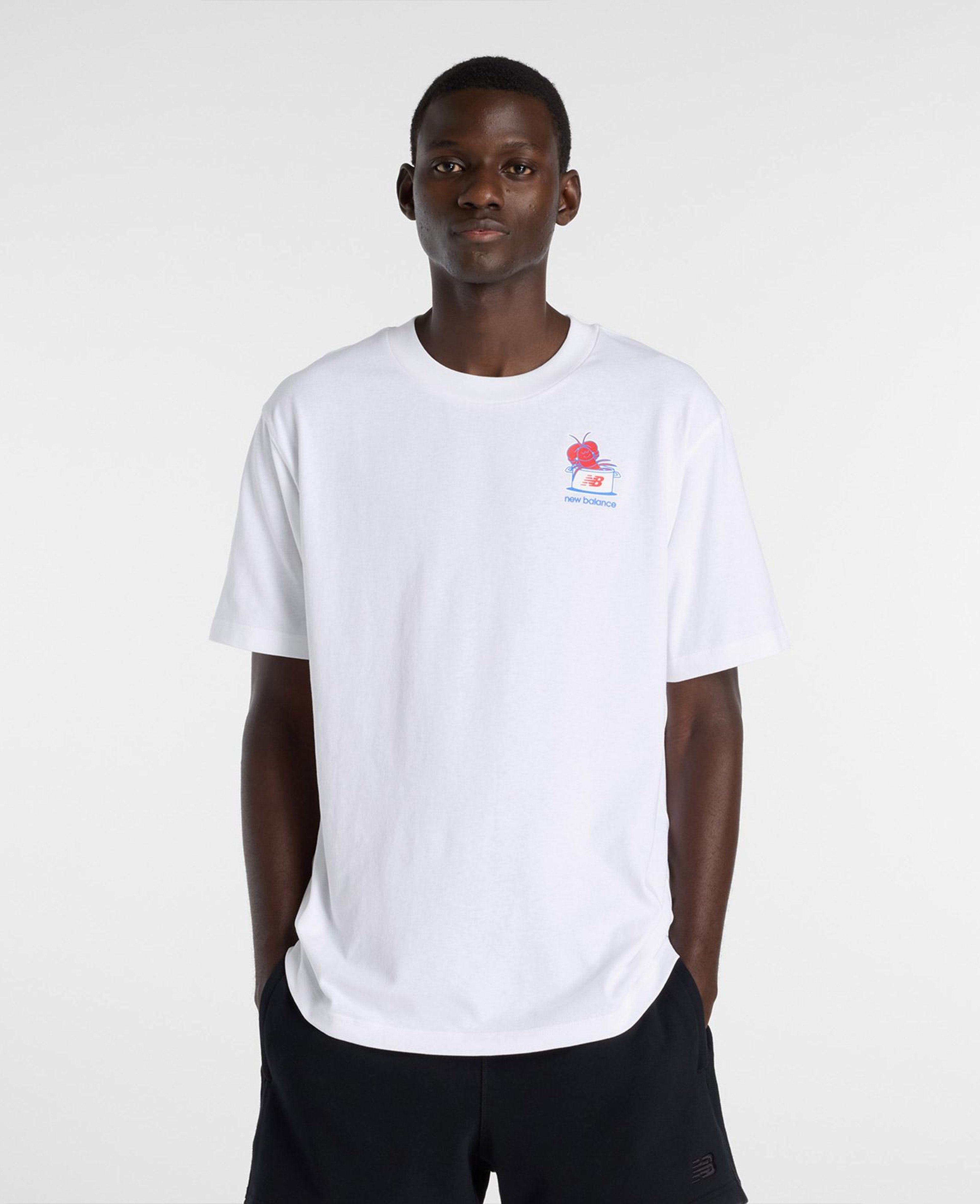 New Balance Lobster Roll  Erkek Beyaz T-Shirt