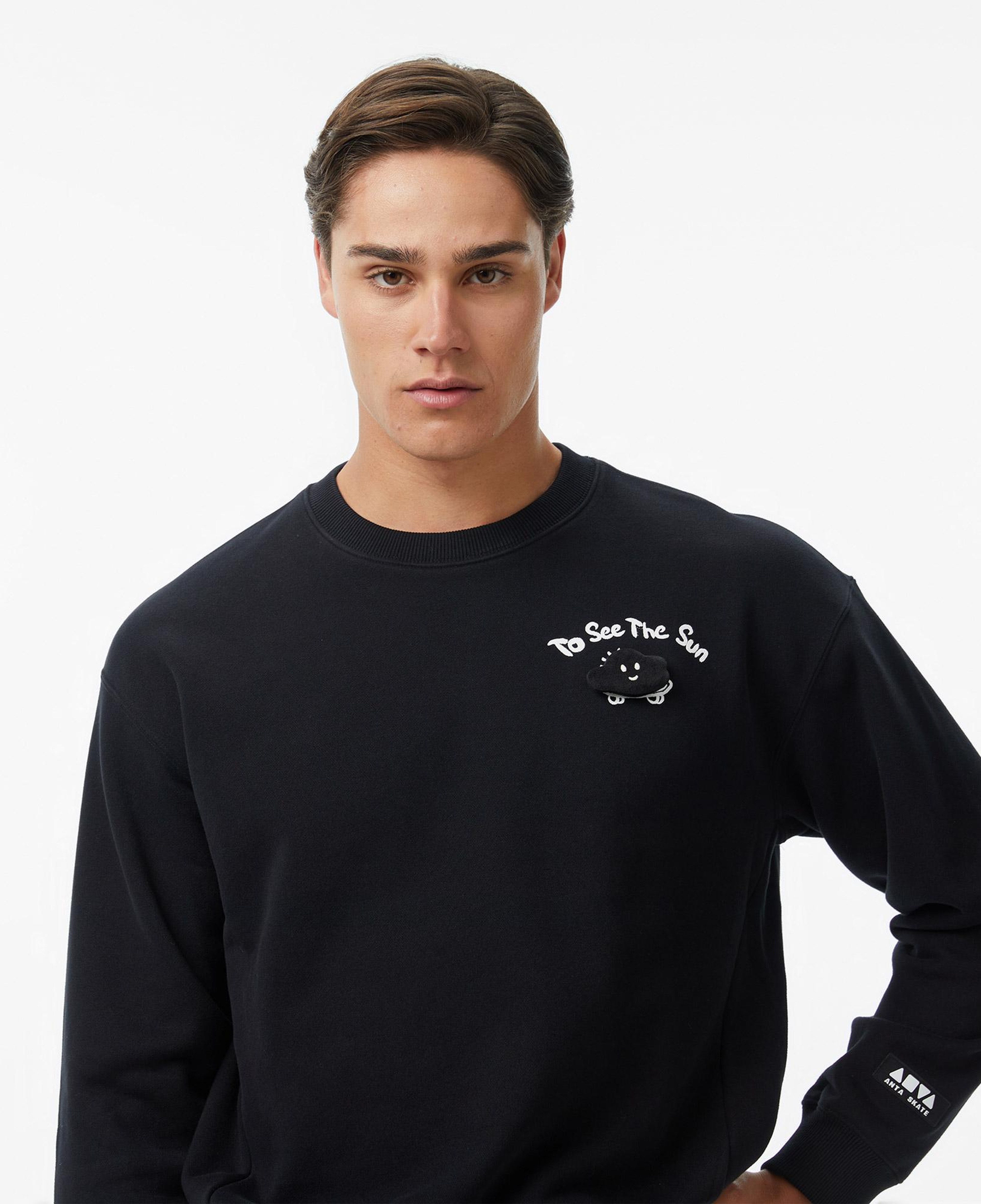 Anta To See The Bird Erkek Siyah Sweatshirt
