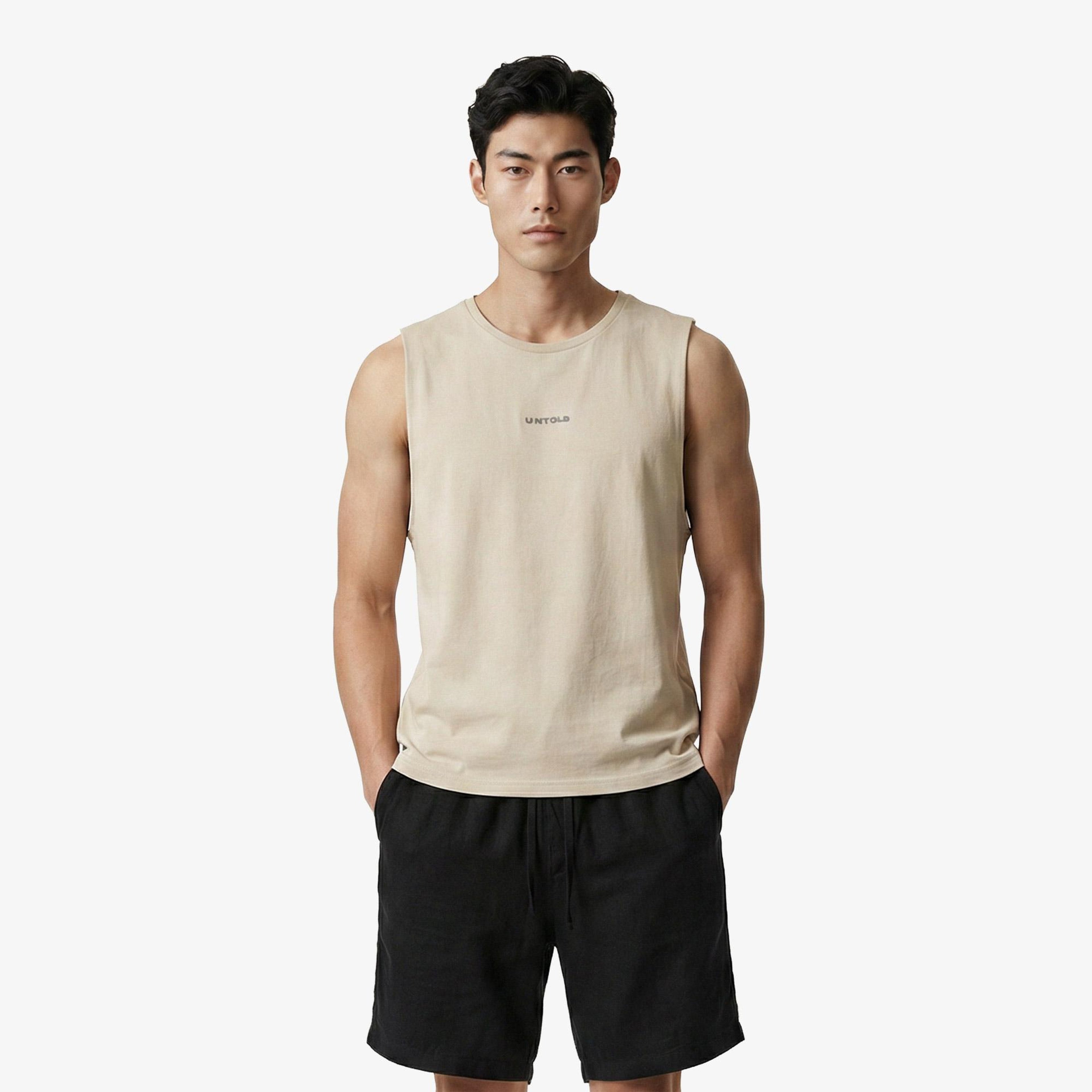 UNITED4 Regular Fit Erkek Krem T-Shirt