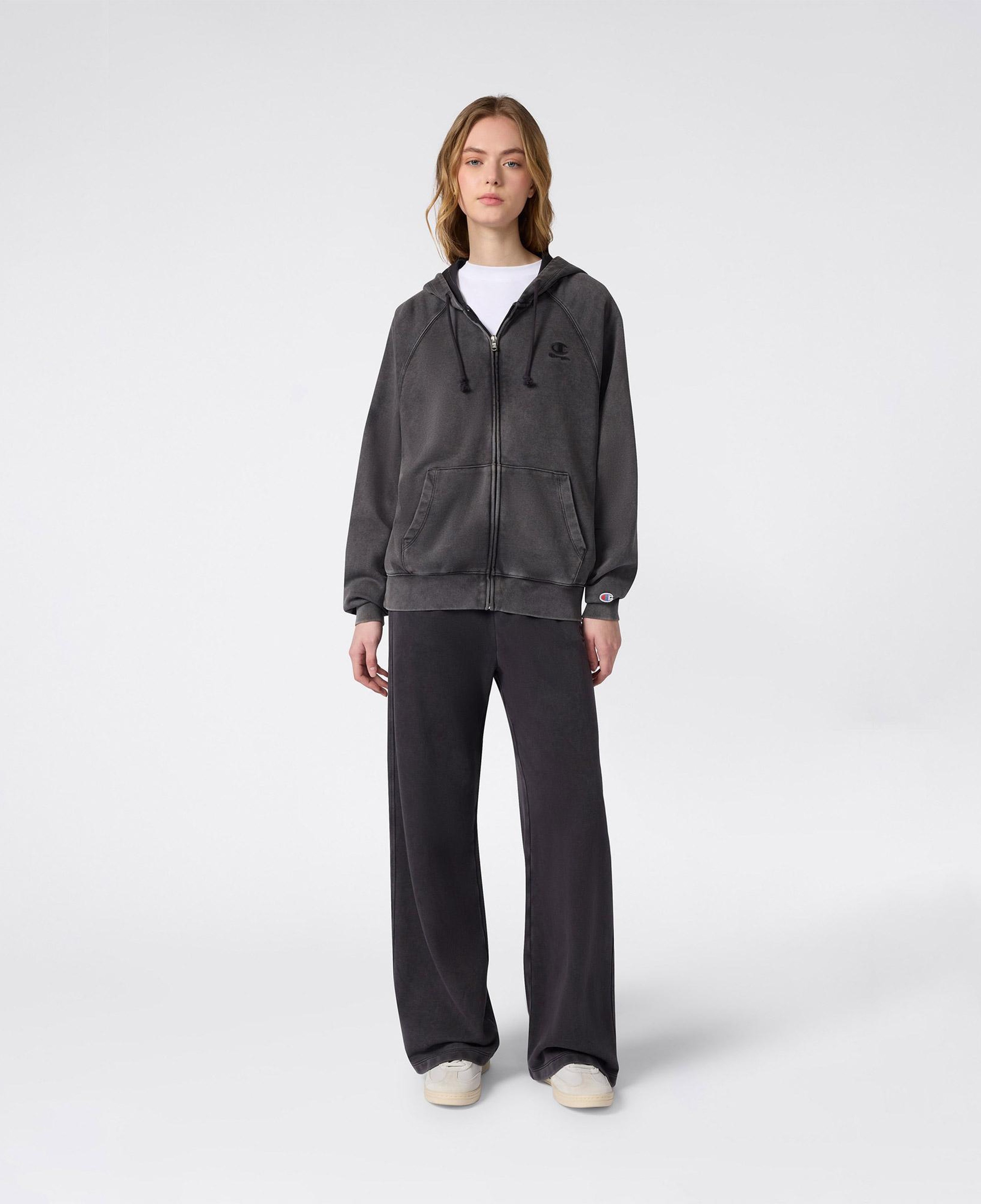Champion Wide Leg Kadın Gri Eşofman Altı