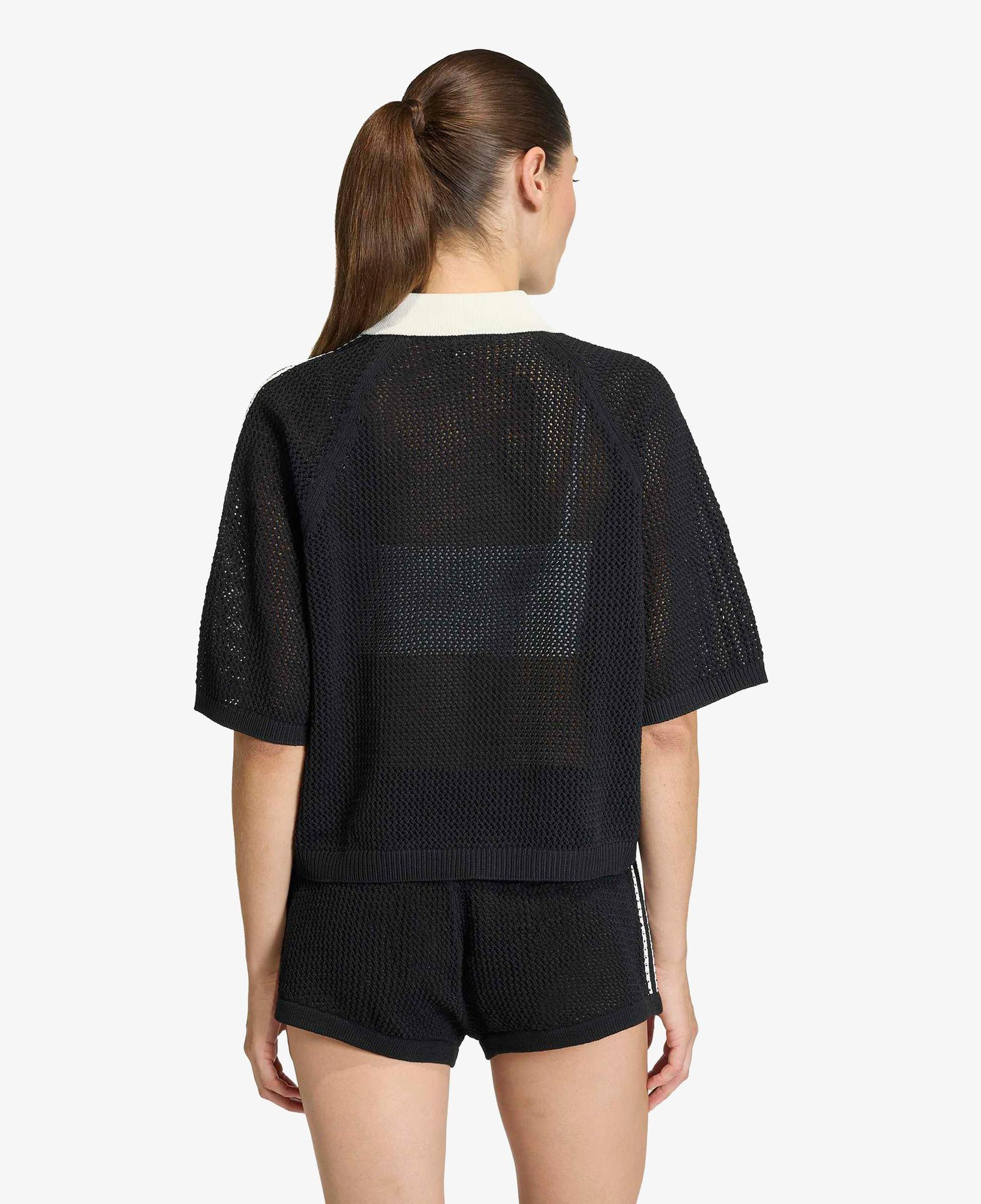 adidas Crochet Kadın Siyah Polo