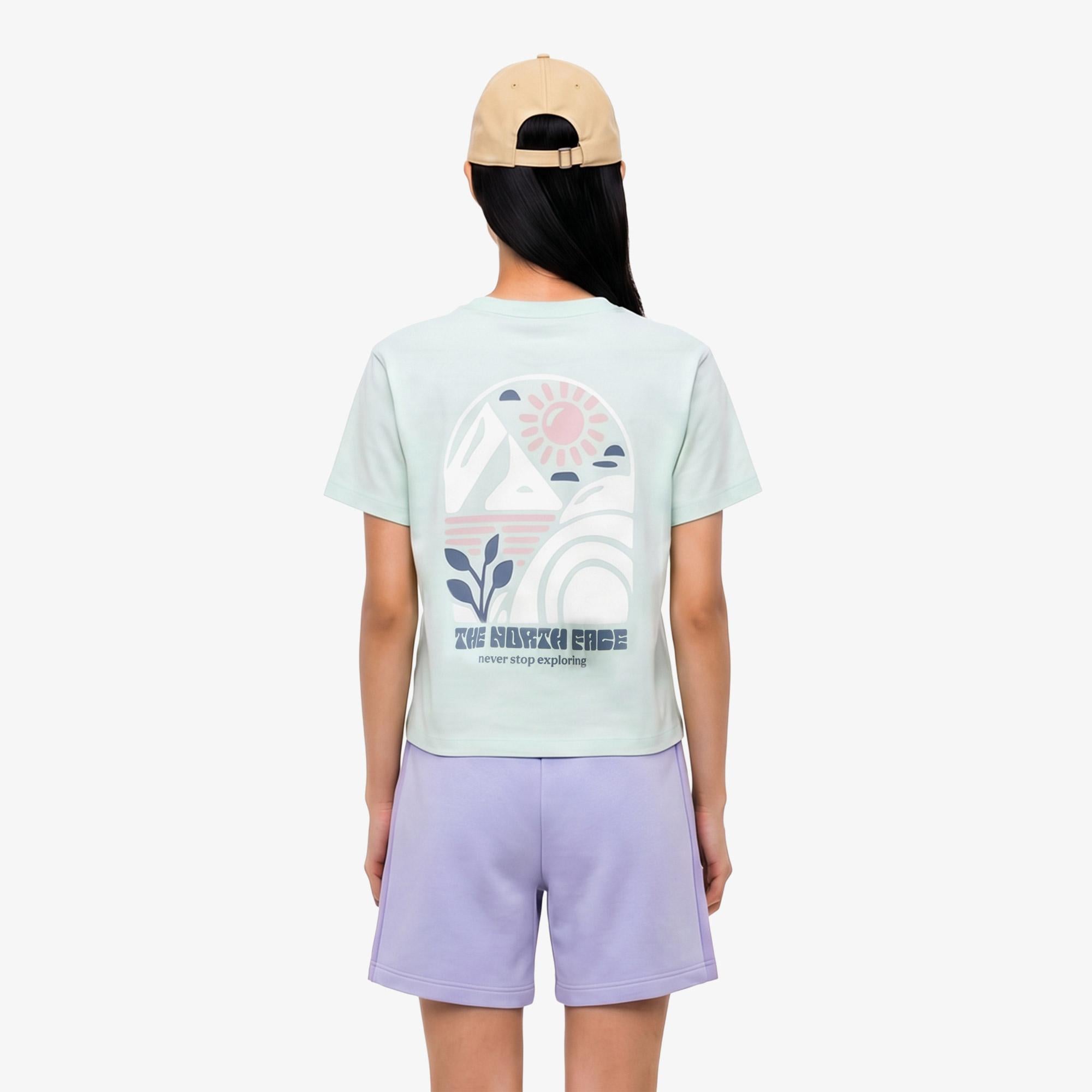 The North Face Sun Regular Kadın Mavi T-Shirt