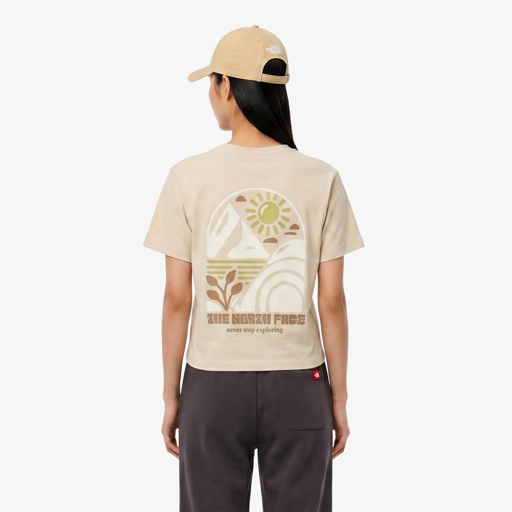 The North Face Sun Regular Kadın Bej T-Shirt