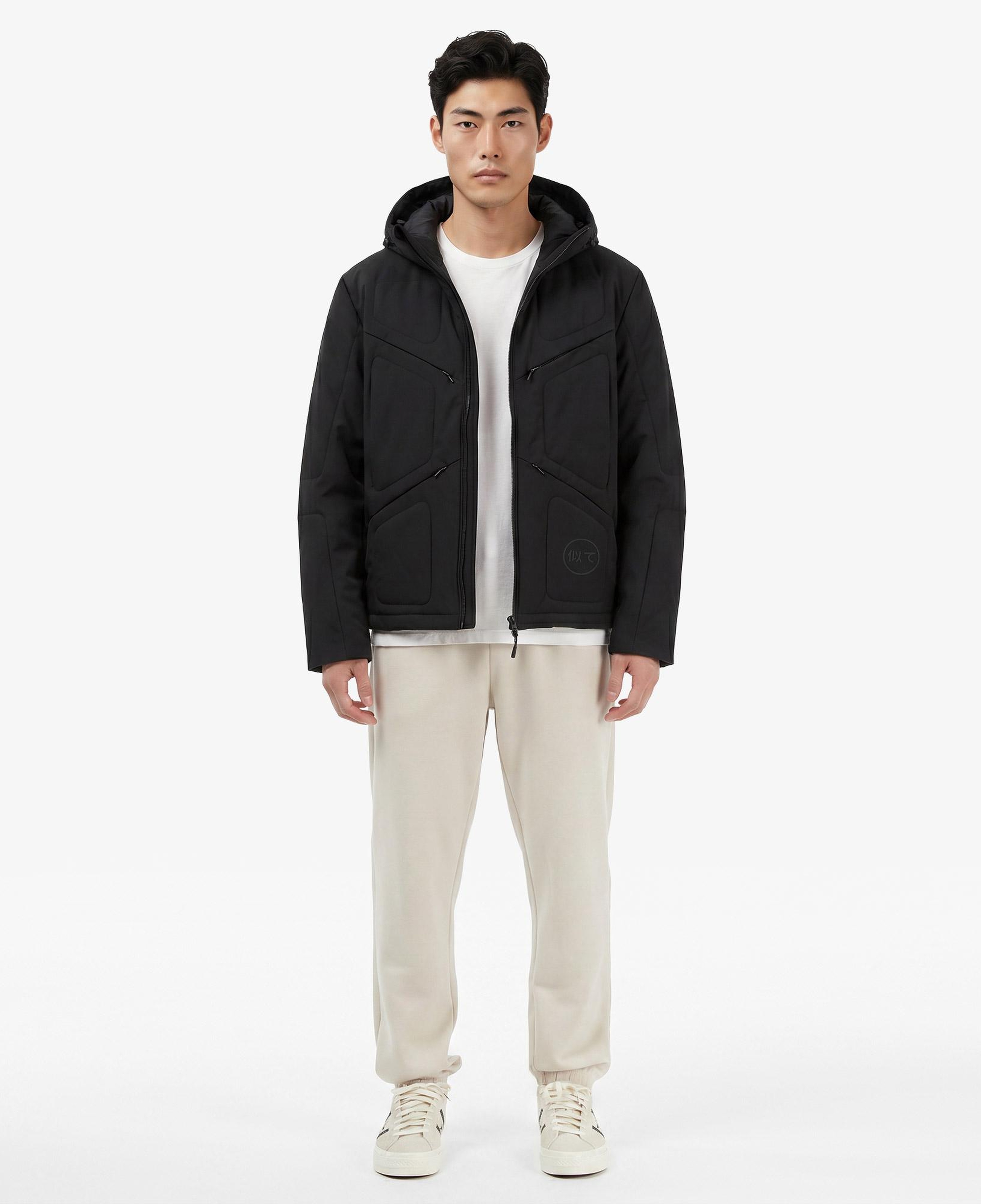 UNITED4 Regular Fit Erkek Siyah Mont