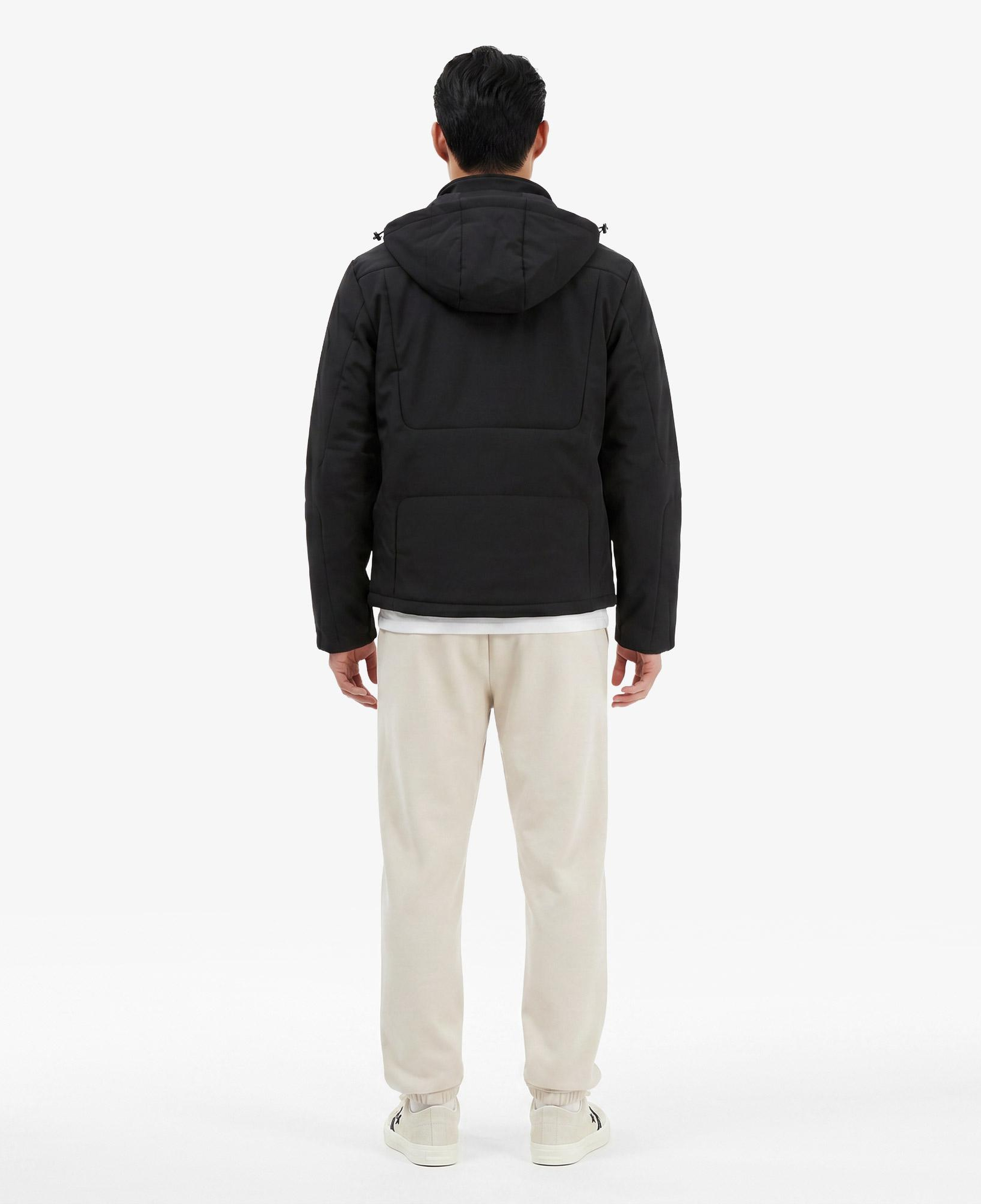 UNITED4 Regular Fit Erkek Siyah Mont