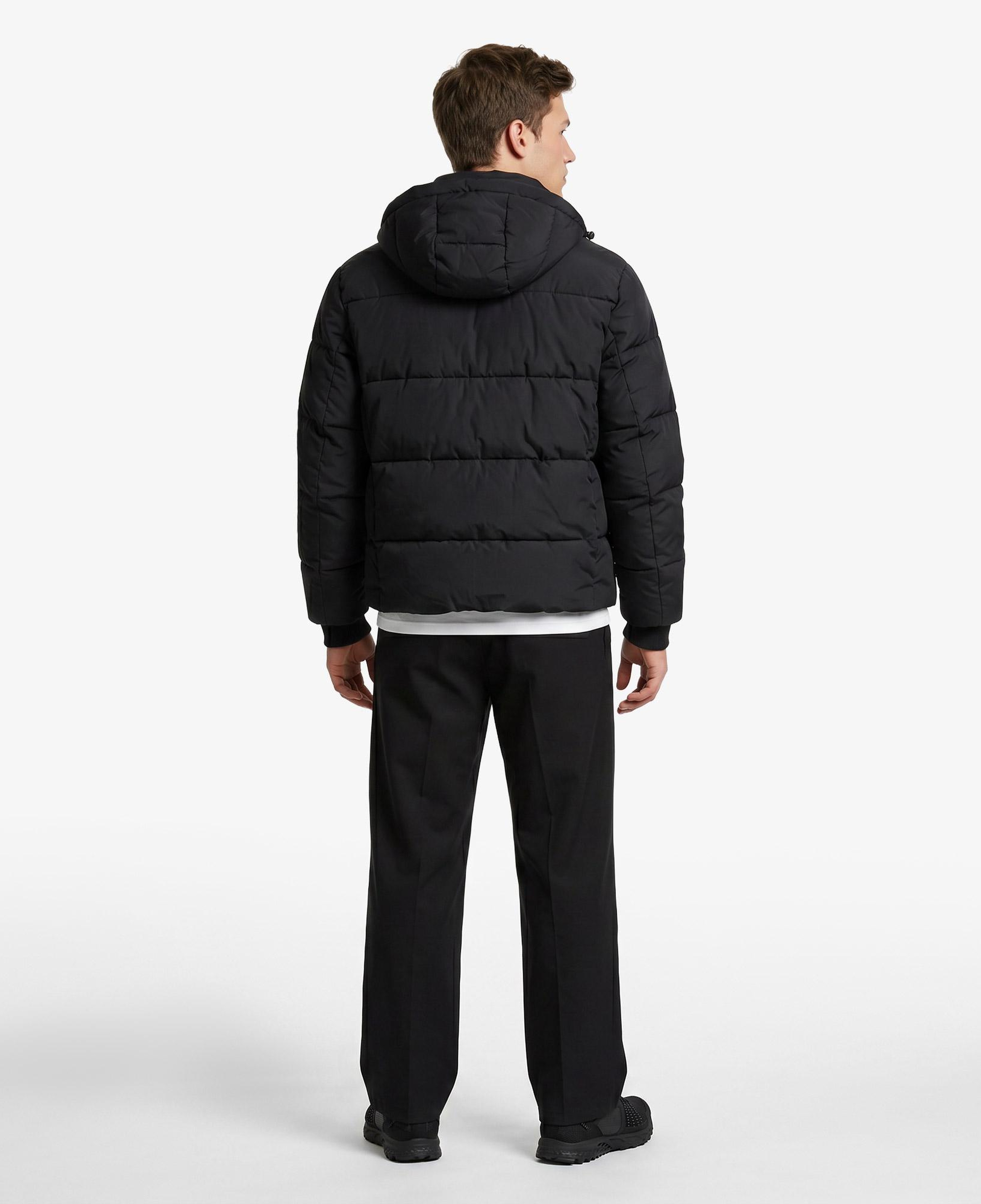 UNITED4 Regular Fit Erkek Siyah Mont