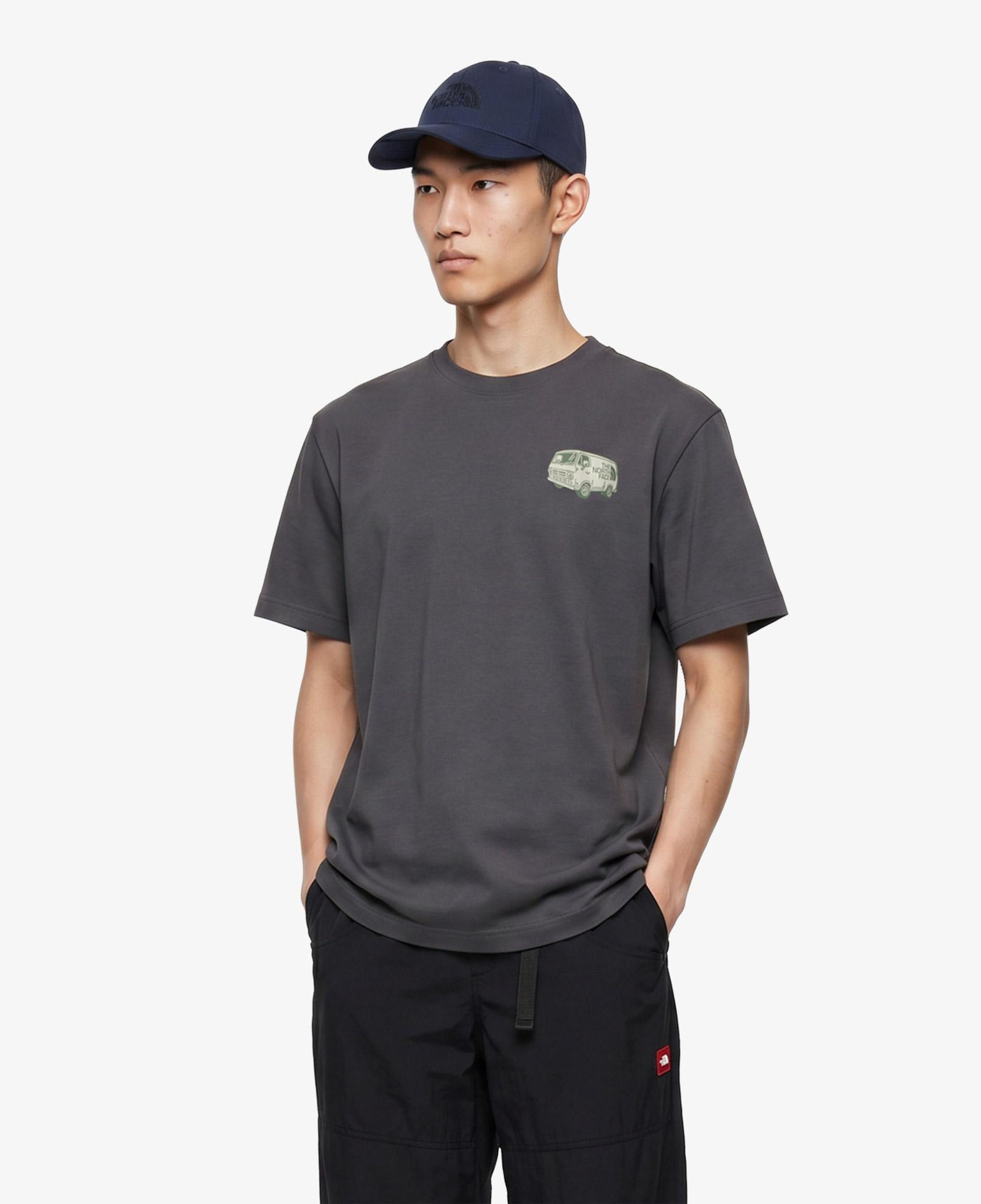 The North Face Van Life Relaxed Erkek Gri T-Shirt