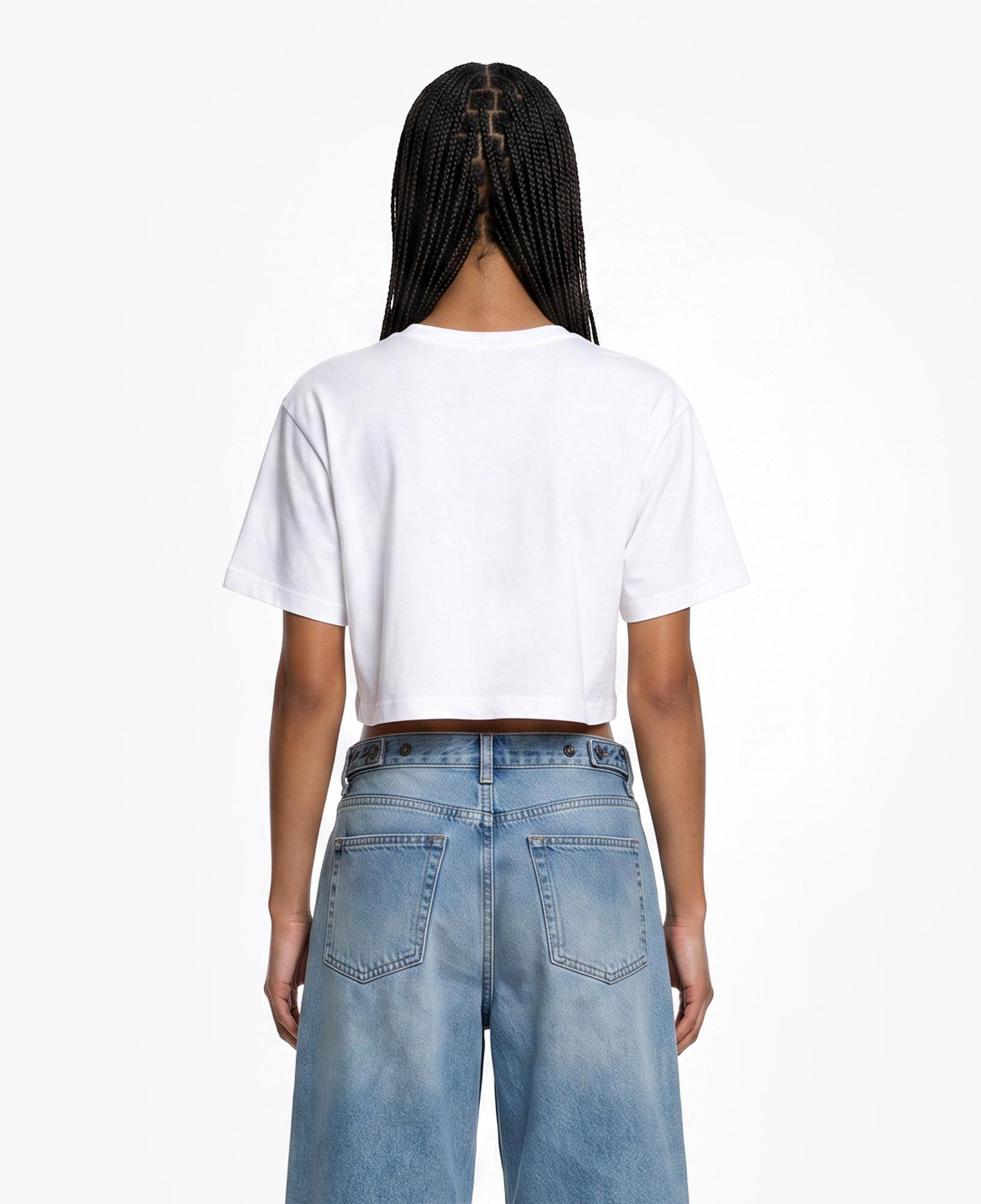 Vans Y2K Boho Relax Crop Kadın Beyaz T-Shirt