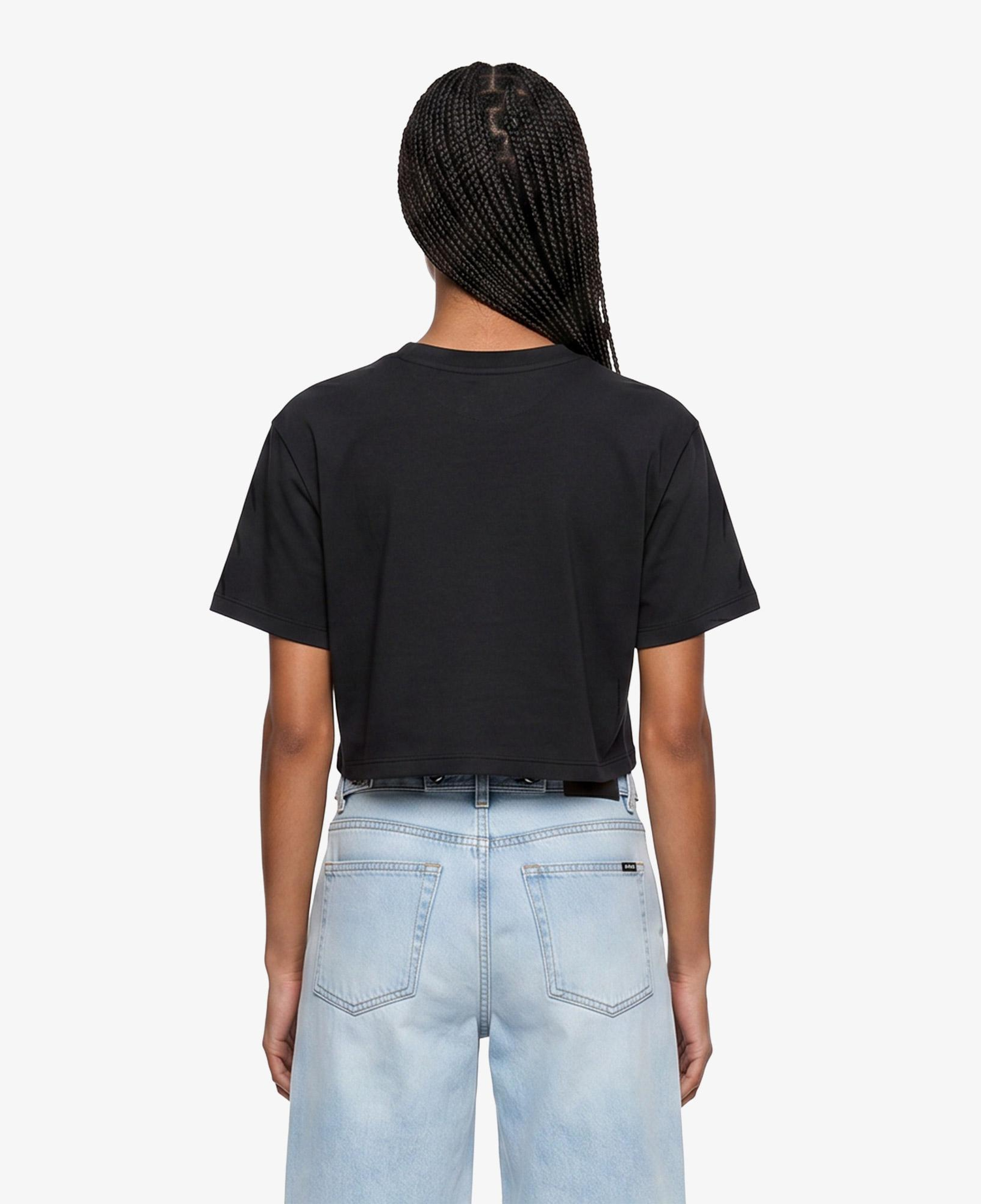 Vans Y2K Boho Relax Crop Kadın Siyah T-Shirt