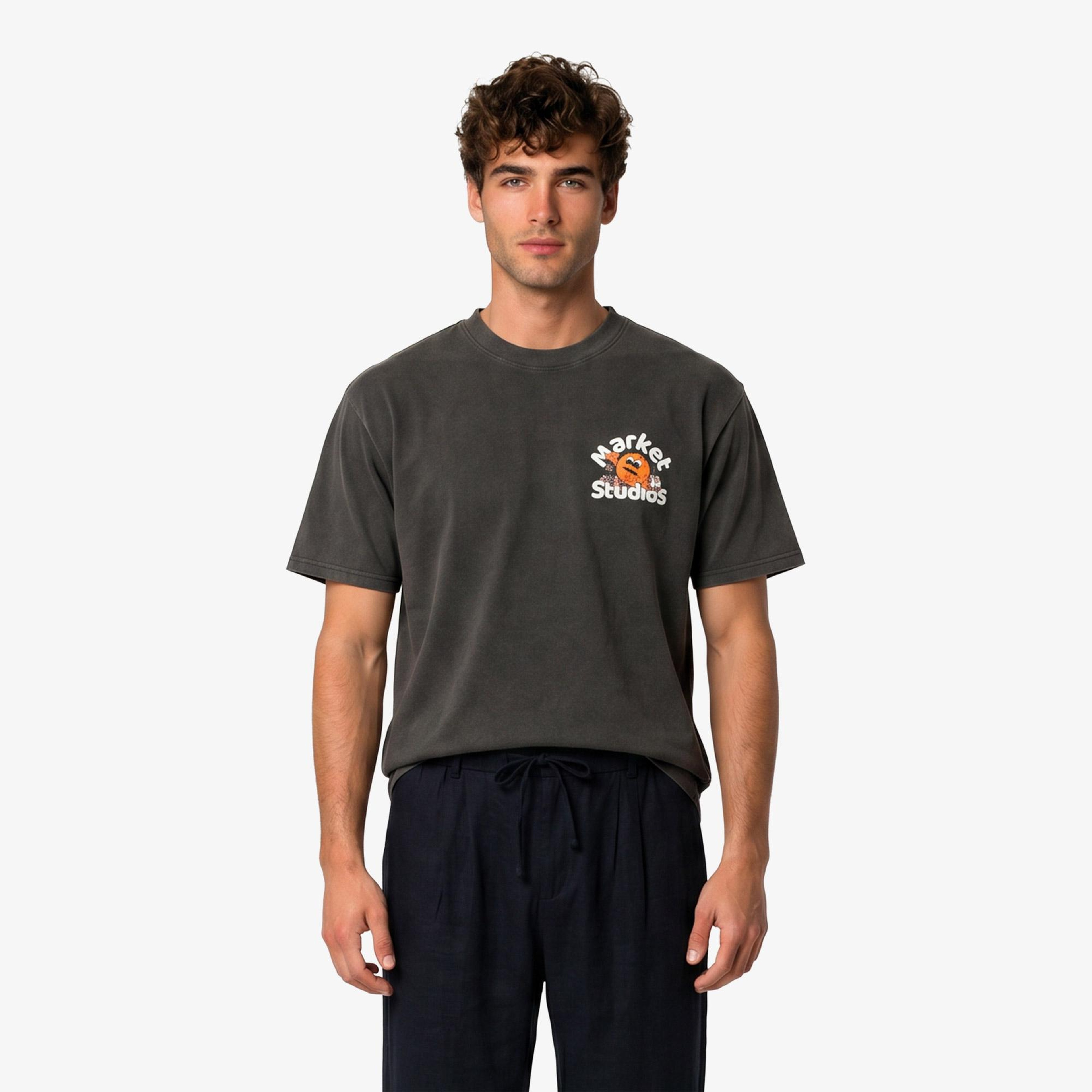 Market Chill In The Net Erkek Siyah T-Shirt