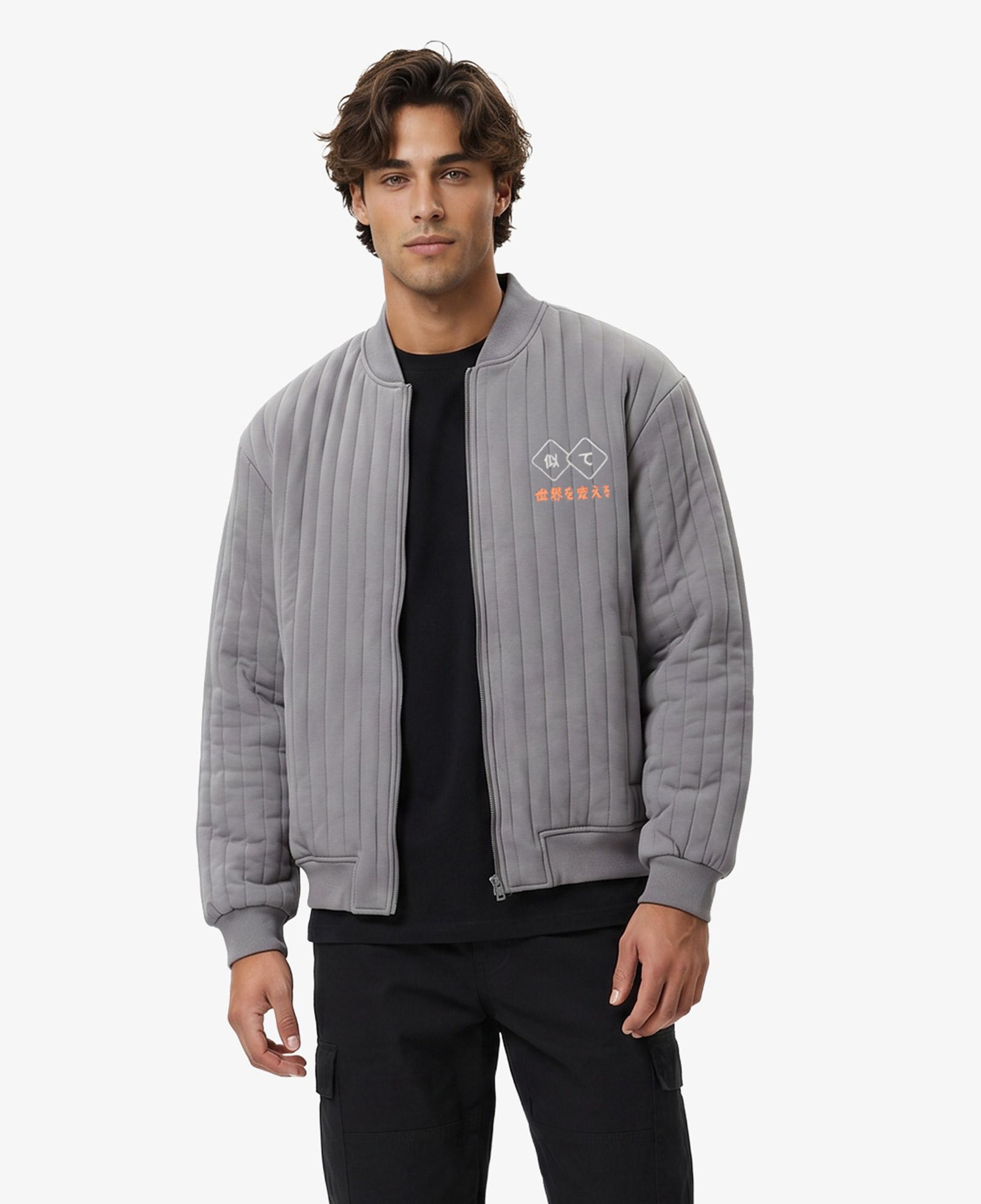 UNITED4 Regular Fit Erkek Gri Mont