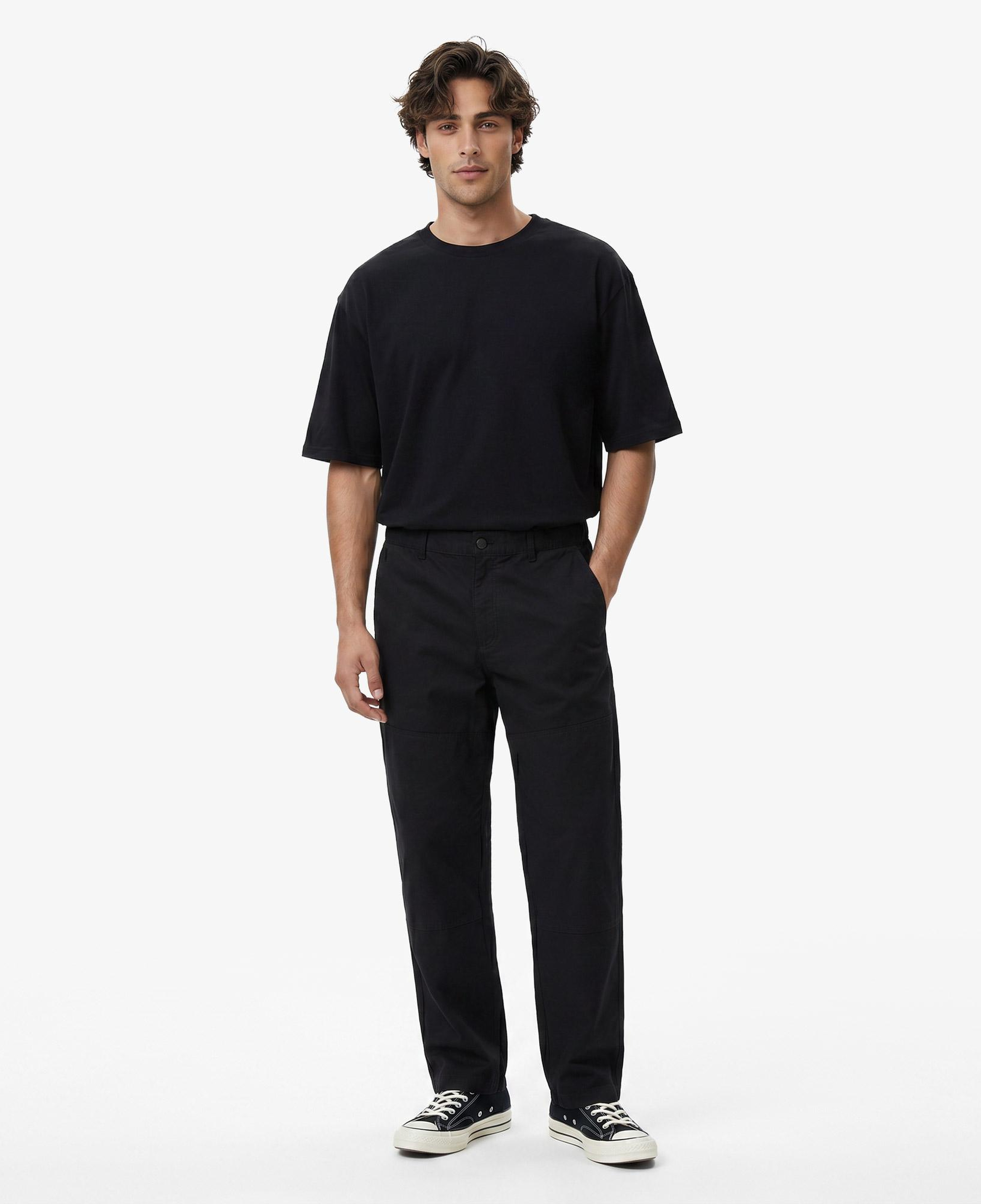 UNITED4 Regular Fit Erkek Siyah Pantolon