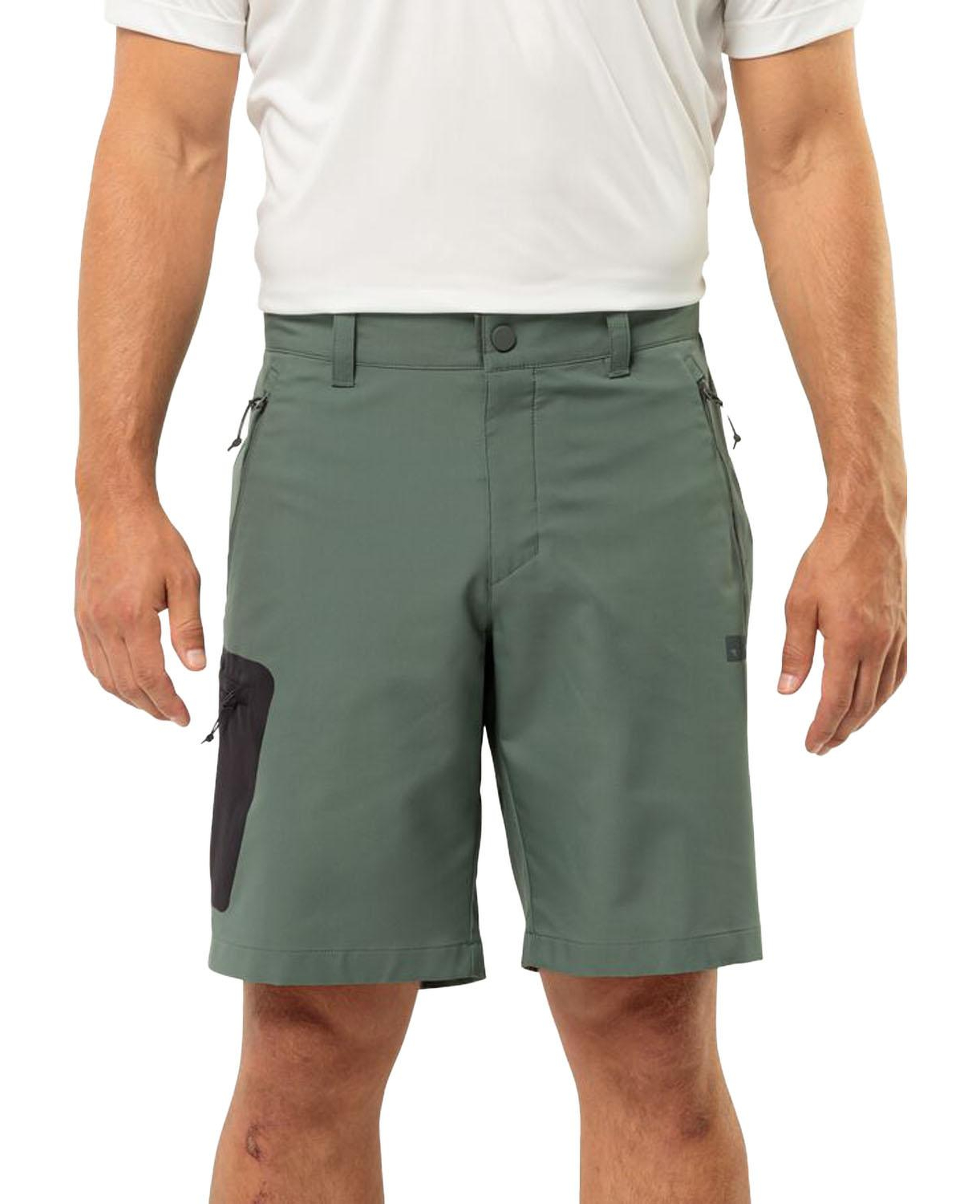 Jack Wolfskin Active Track Shorts Erkek Yeşil Şort