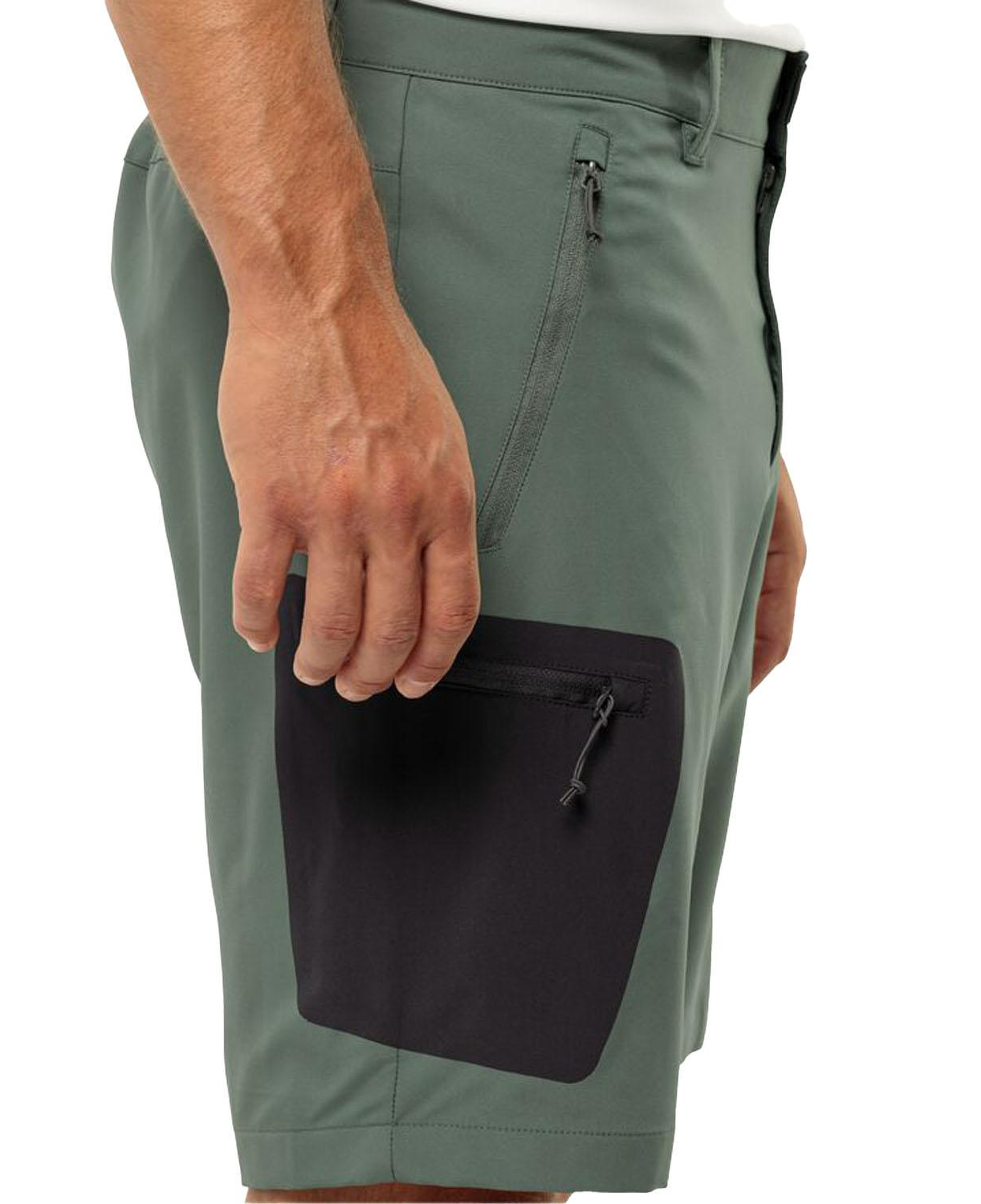 Jack Wolfskin Active Track Shorts Erkek Yeşil Şort