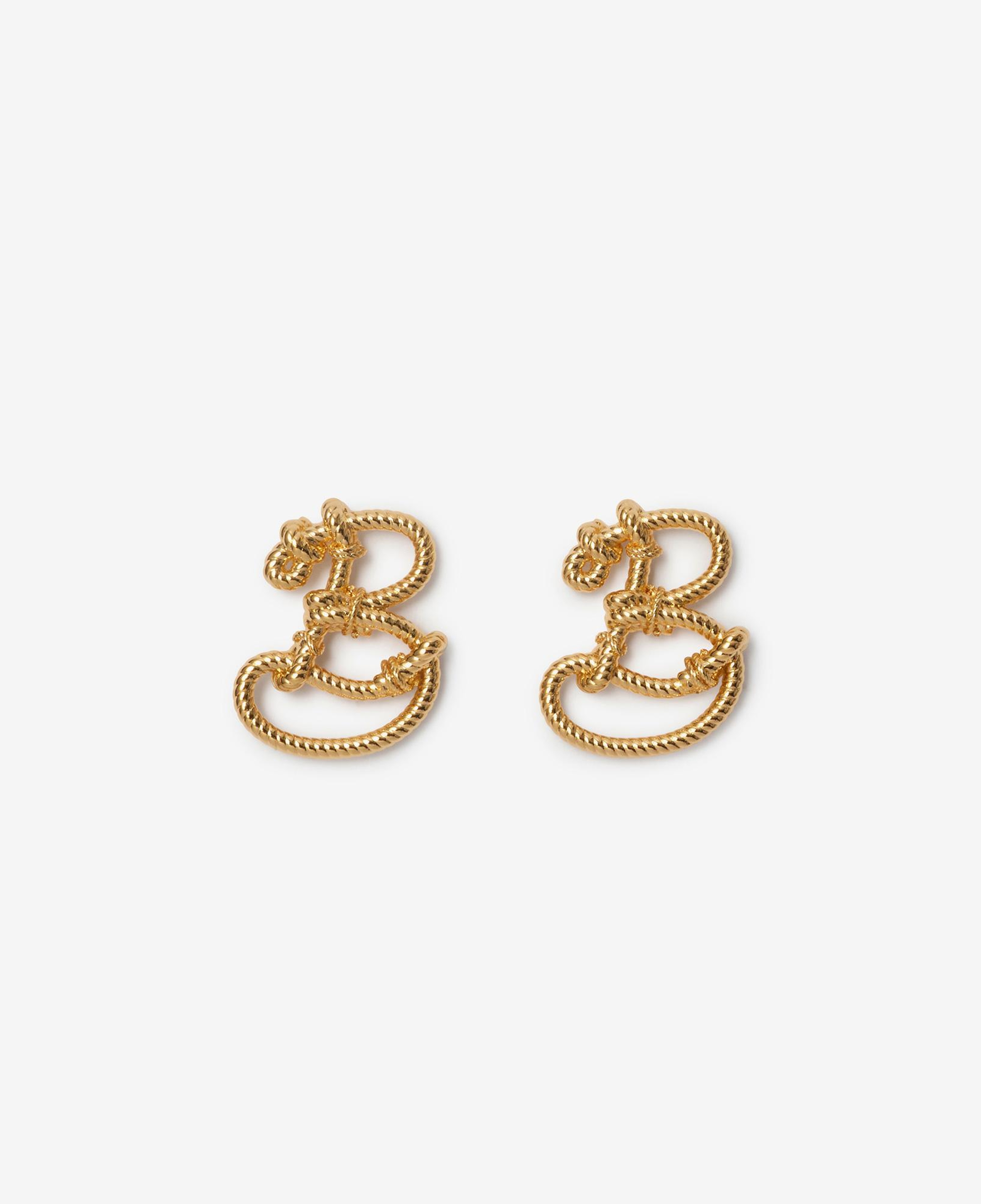 Burberry Large Nautical Knot Stud Kadın Altın Rengi Küpe