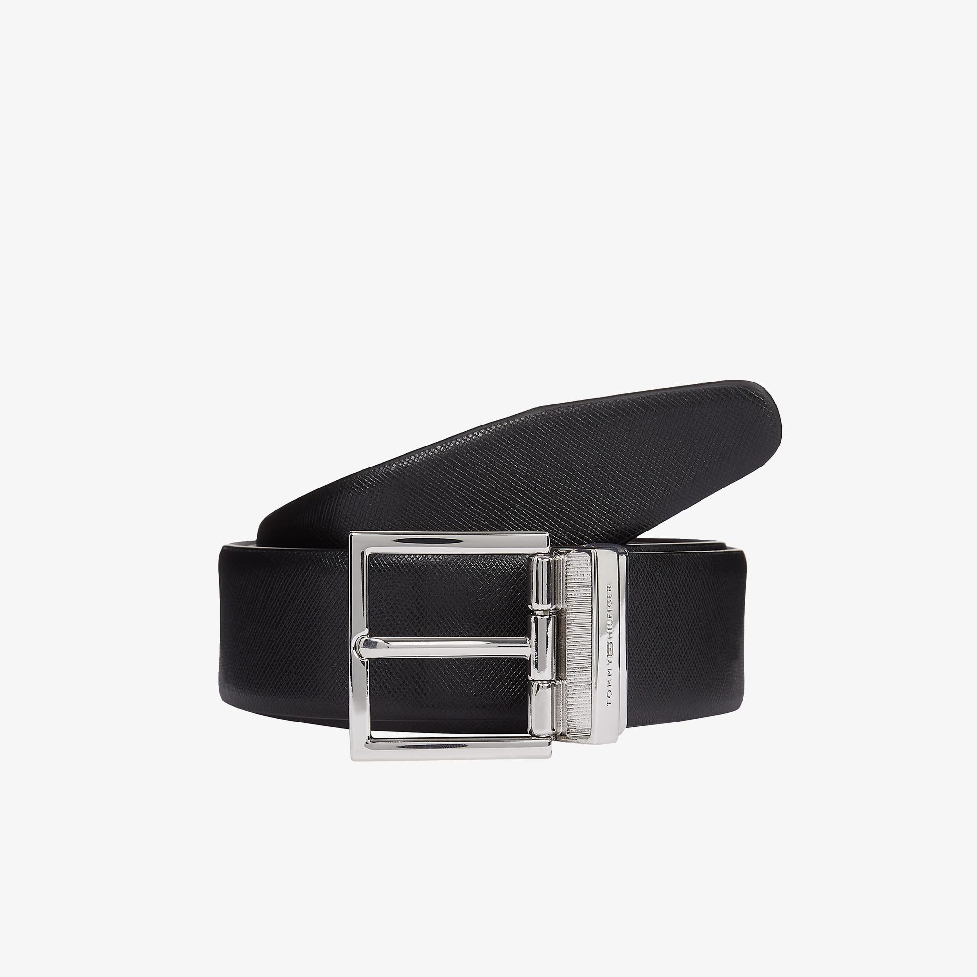Tommy Hilfiger Hudson 3.5 Rev Erkek Siyah Kemer