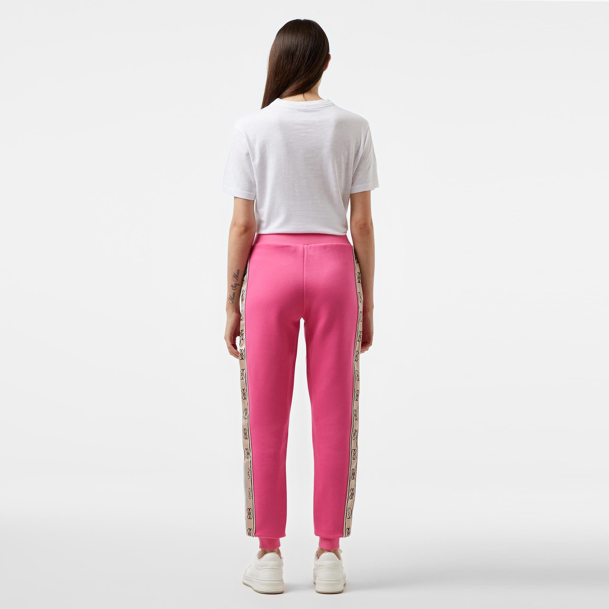 Guess Britney Jogger Punto Milano 300 Kadın Pembe Eşofman Altı