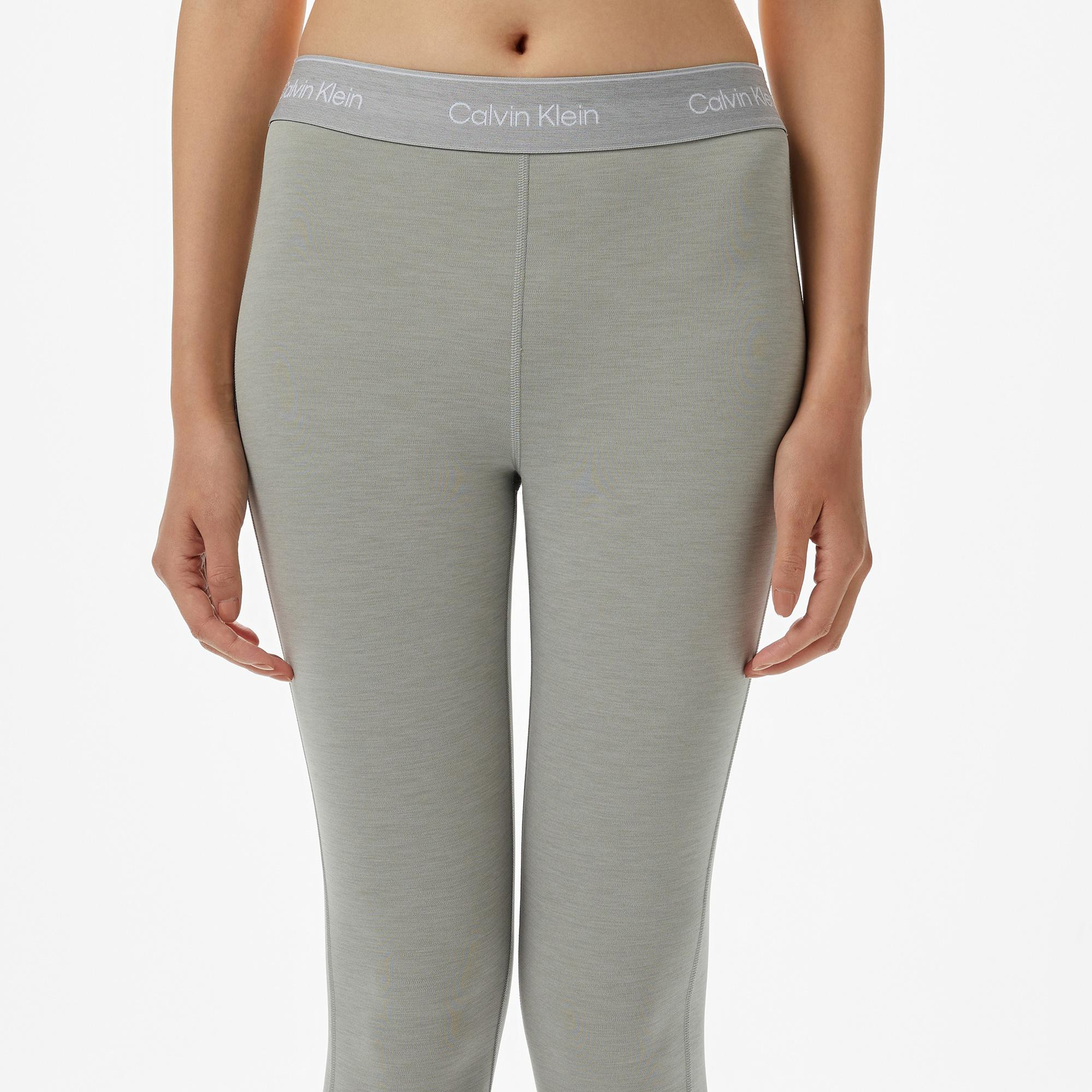 Calvin Klein 7/8 Kadın Gri Tayt