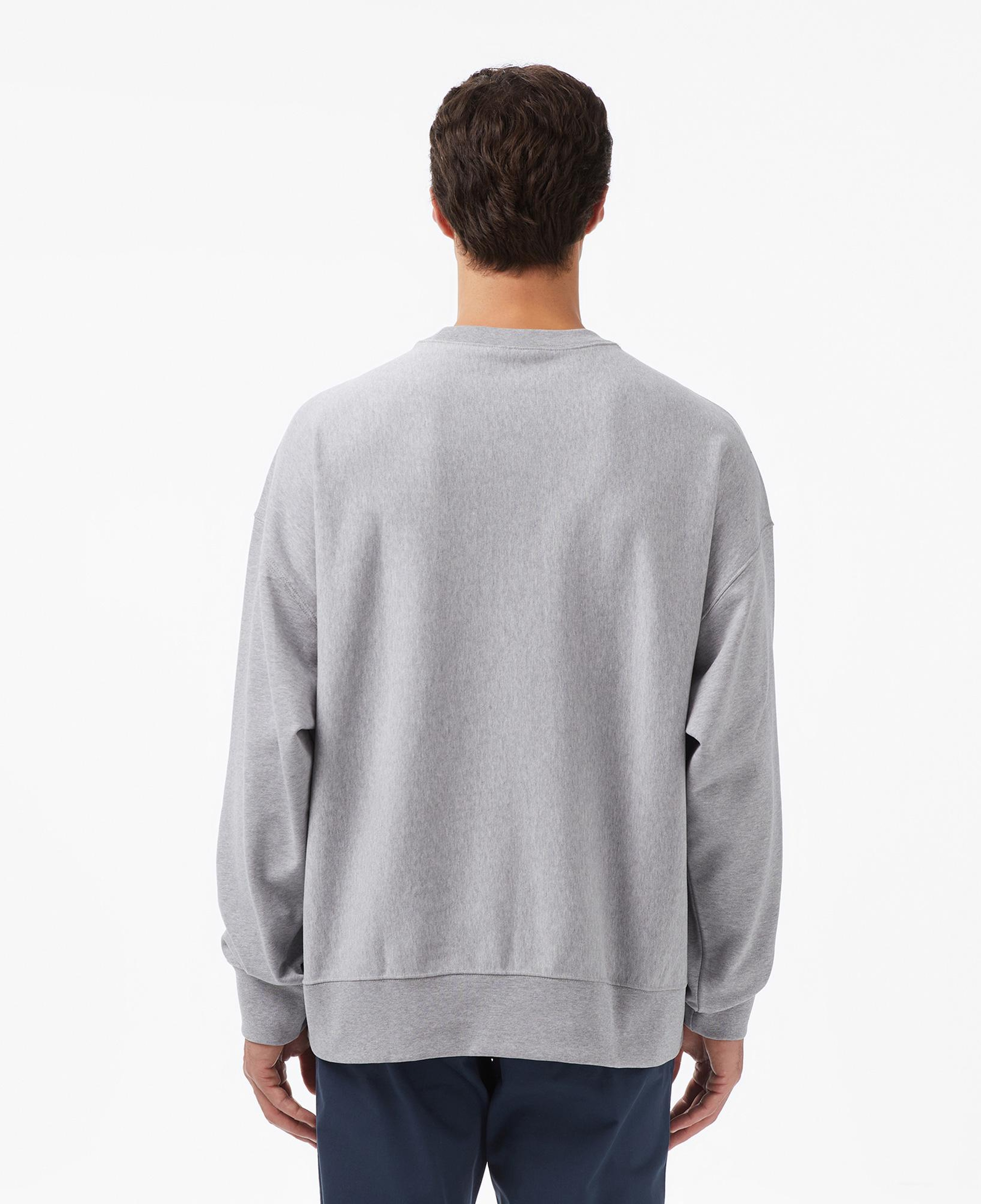 Calvin Klein Premium Terry Graphic Erkek Gri Sweatshirt