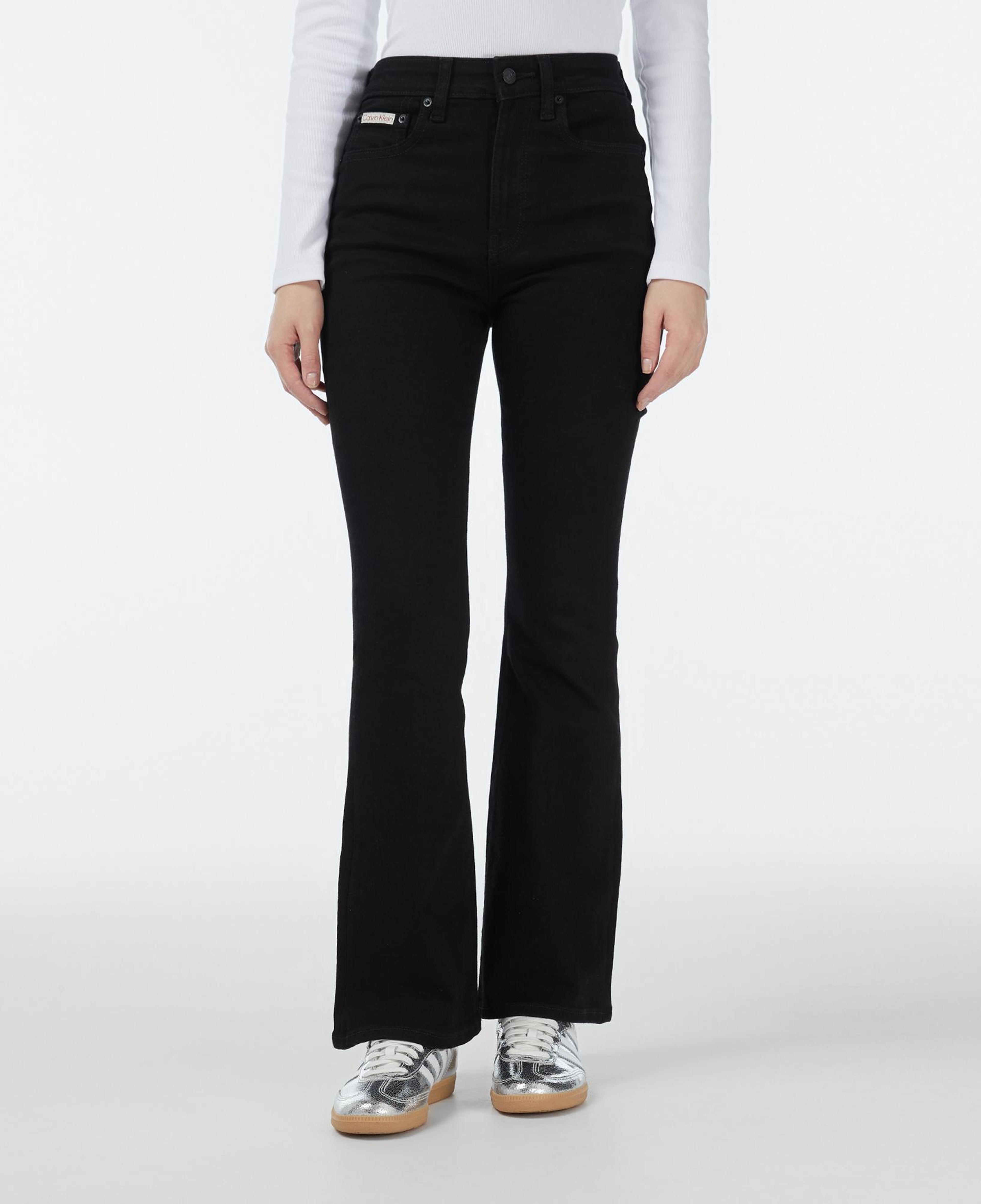 Calvin Klein High Rise Flare Classic Black Kadın Siyah Jean