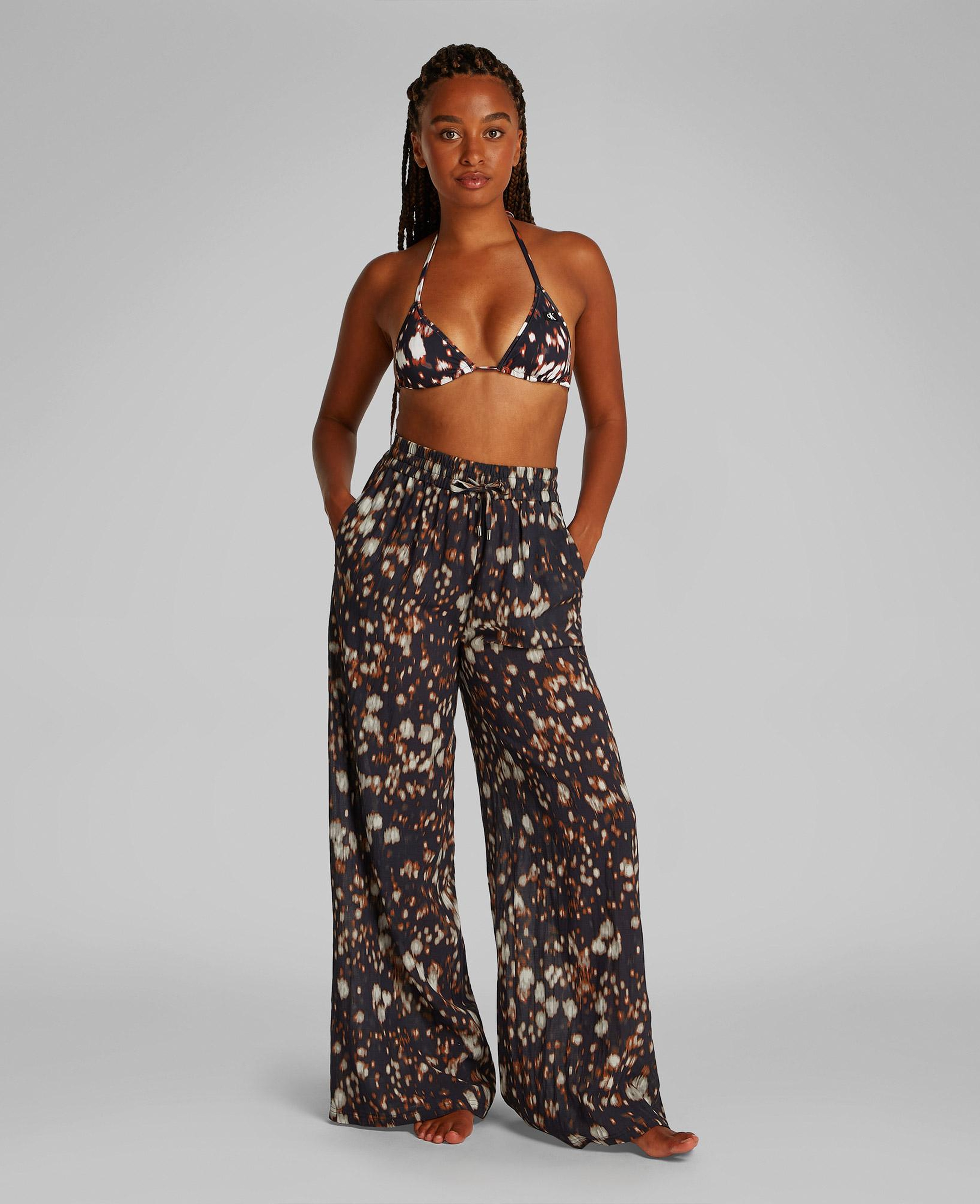 Calvin Klein Üçgen Kadın Siyah Bikini Üstü