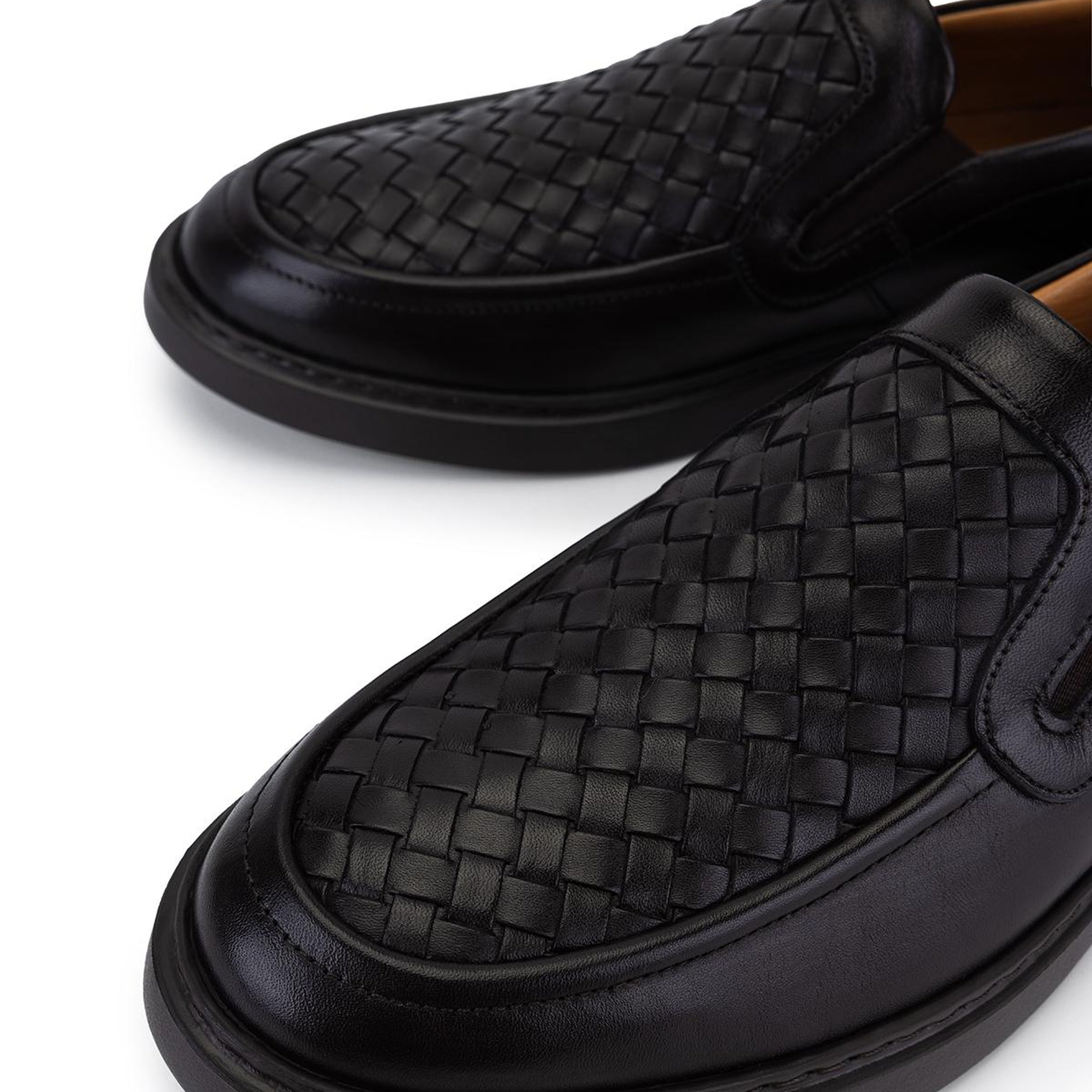 Tamer Tanca Erkek Hakiki Deri Kahverengi Loafer Ayakkabı