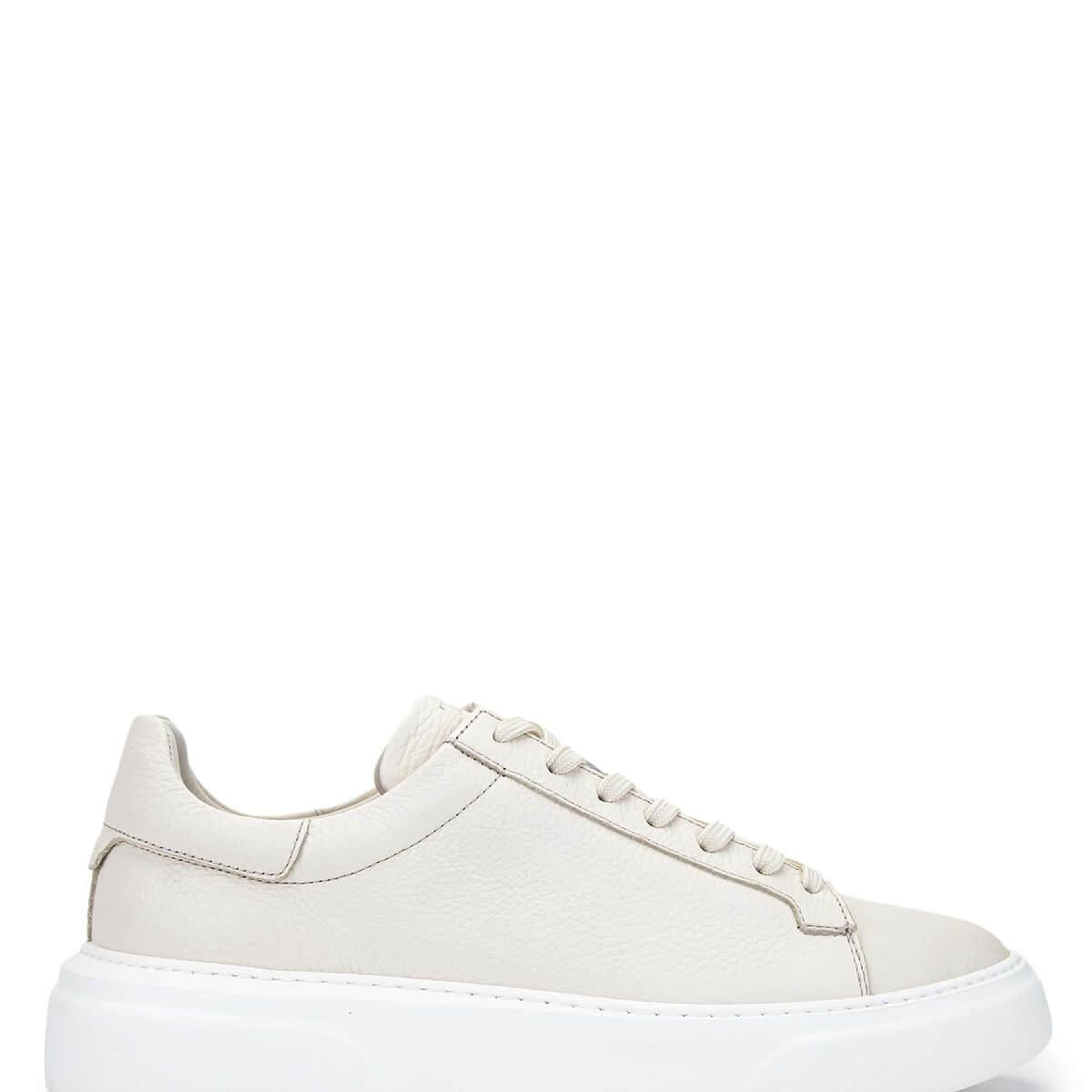 Tamer Tanca Erkek Hakiki Deri Bej Floter Sneakers & Spor Ayakkabı