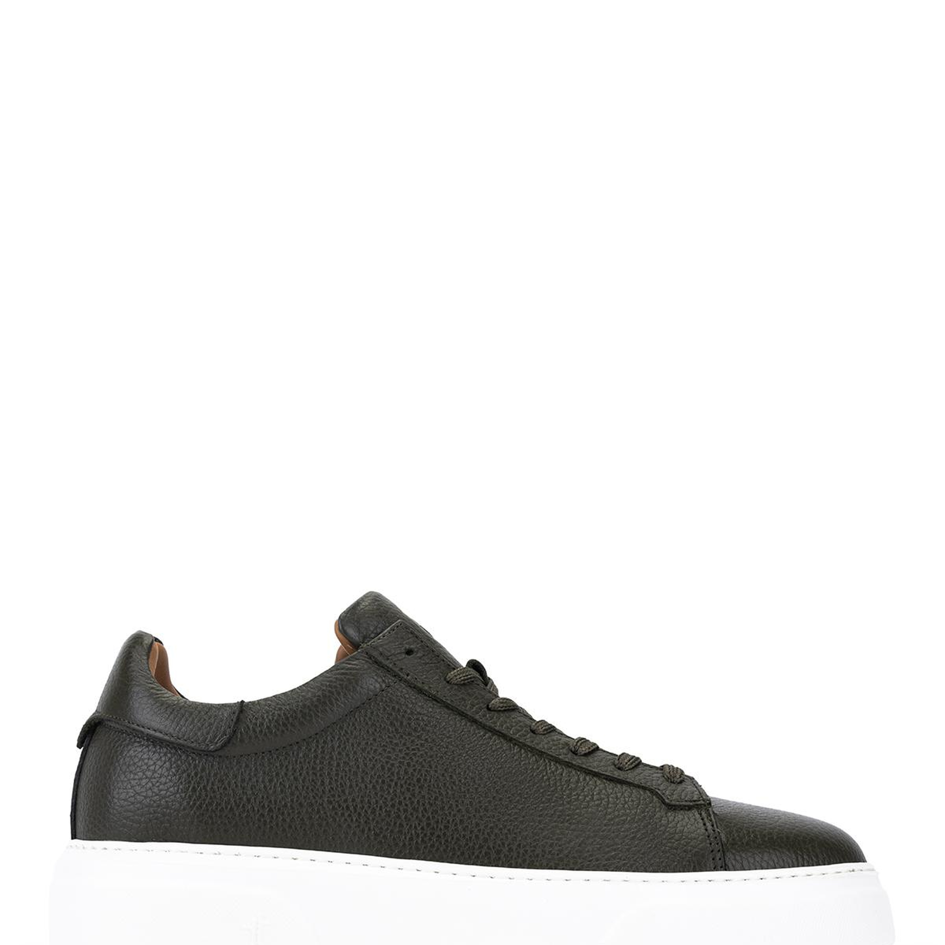 Tamer Tanca Erkek Hakiki Deri Haki Sneakers & Spor Ayakkabı
