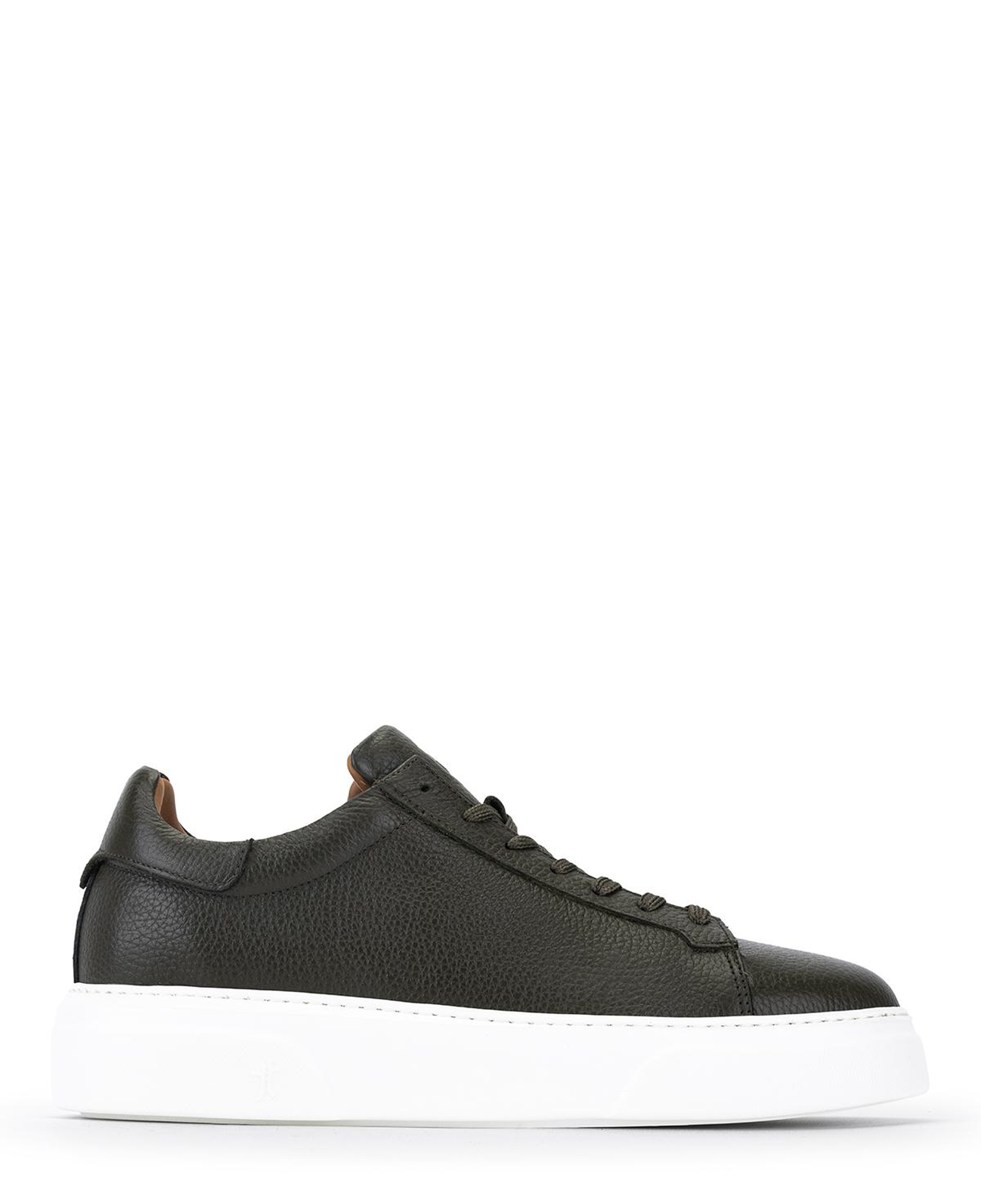 Tamer Tanca Erkek Hakiki Deri Haki Sneakers & Spor Ayakkabı