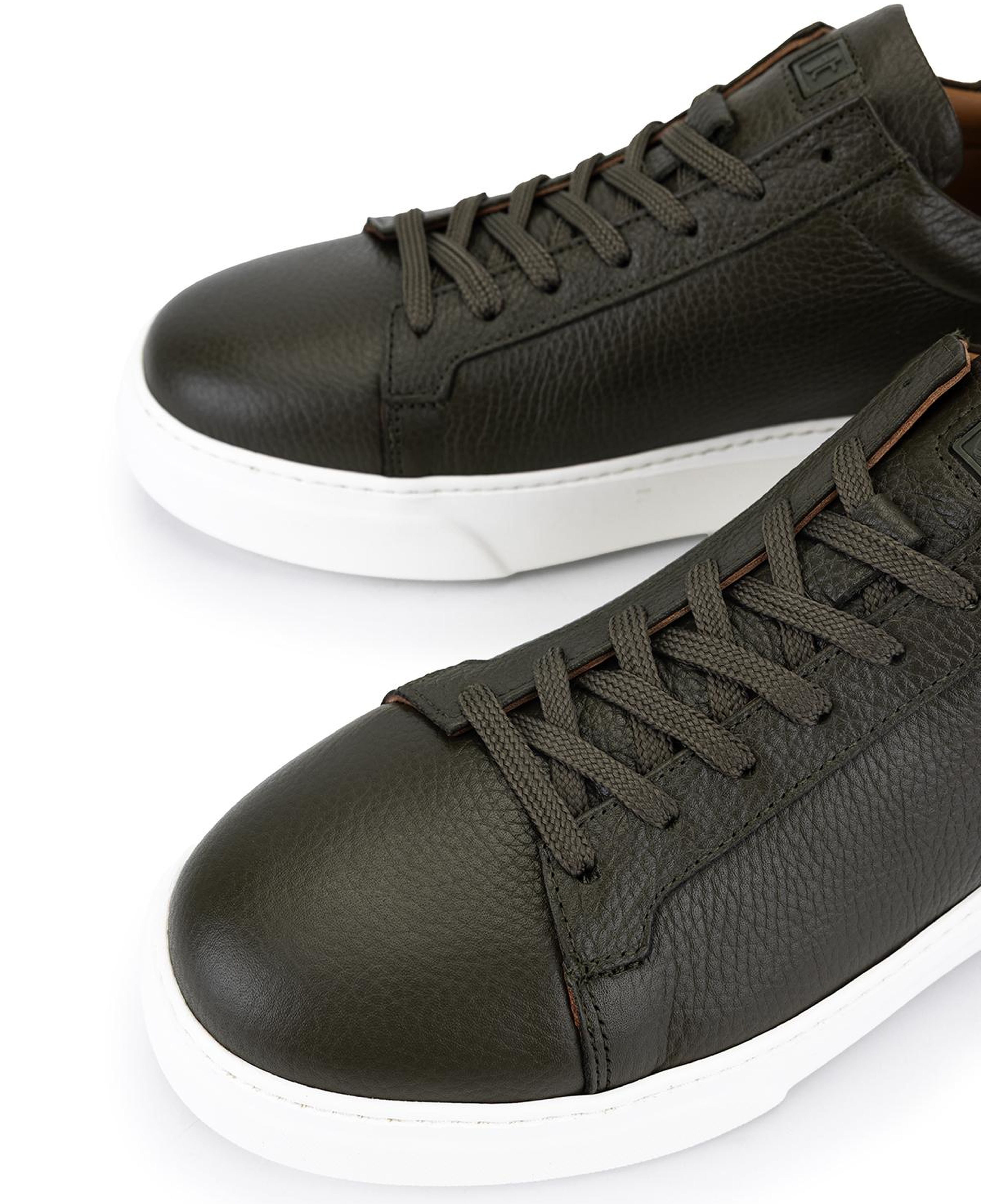 Tamer Tanca Erkek Hakiki Deri Haki Sneakers & Spor Ayakkabı