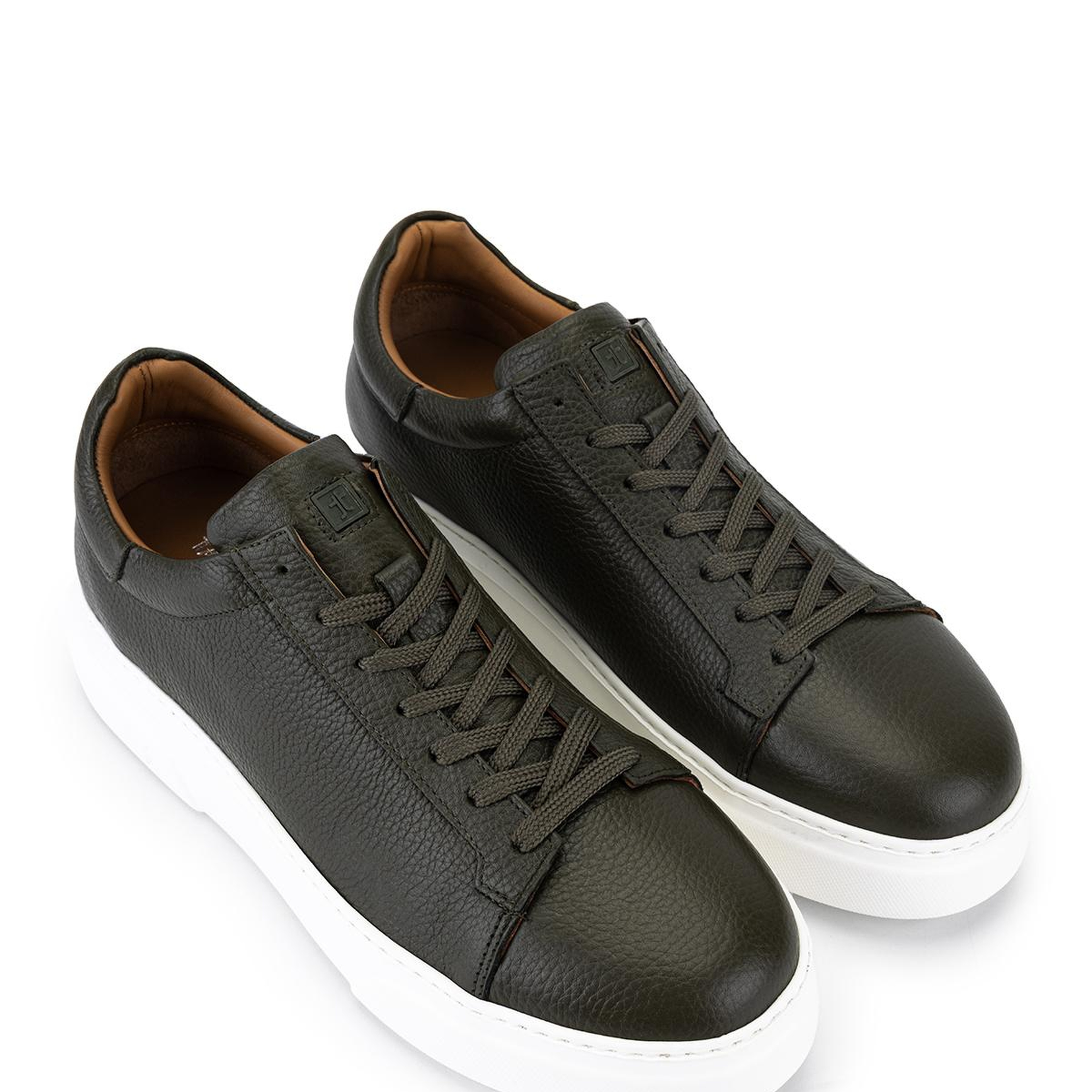 Tamer Tanca Erkek Hakiki Deri Haki Sneakers & Spor Ayakkabı