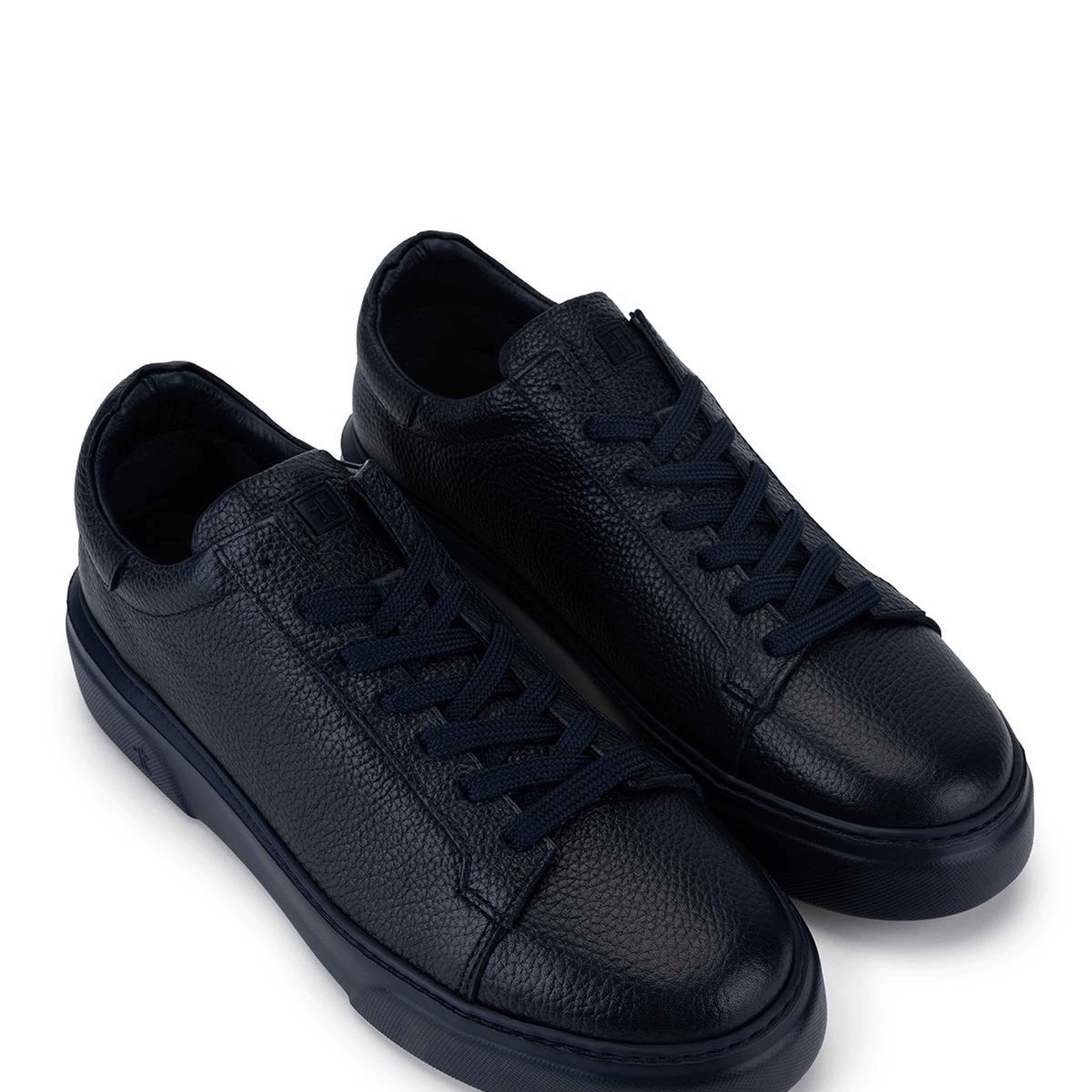 Tamer Tanca Erkek Hakiki Deri Lacivert Taban Sneakers & Spor Ayakkabı
