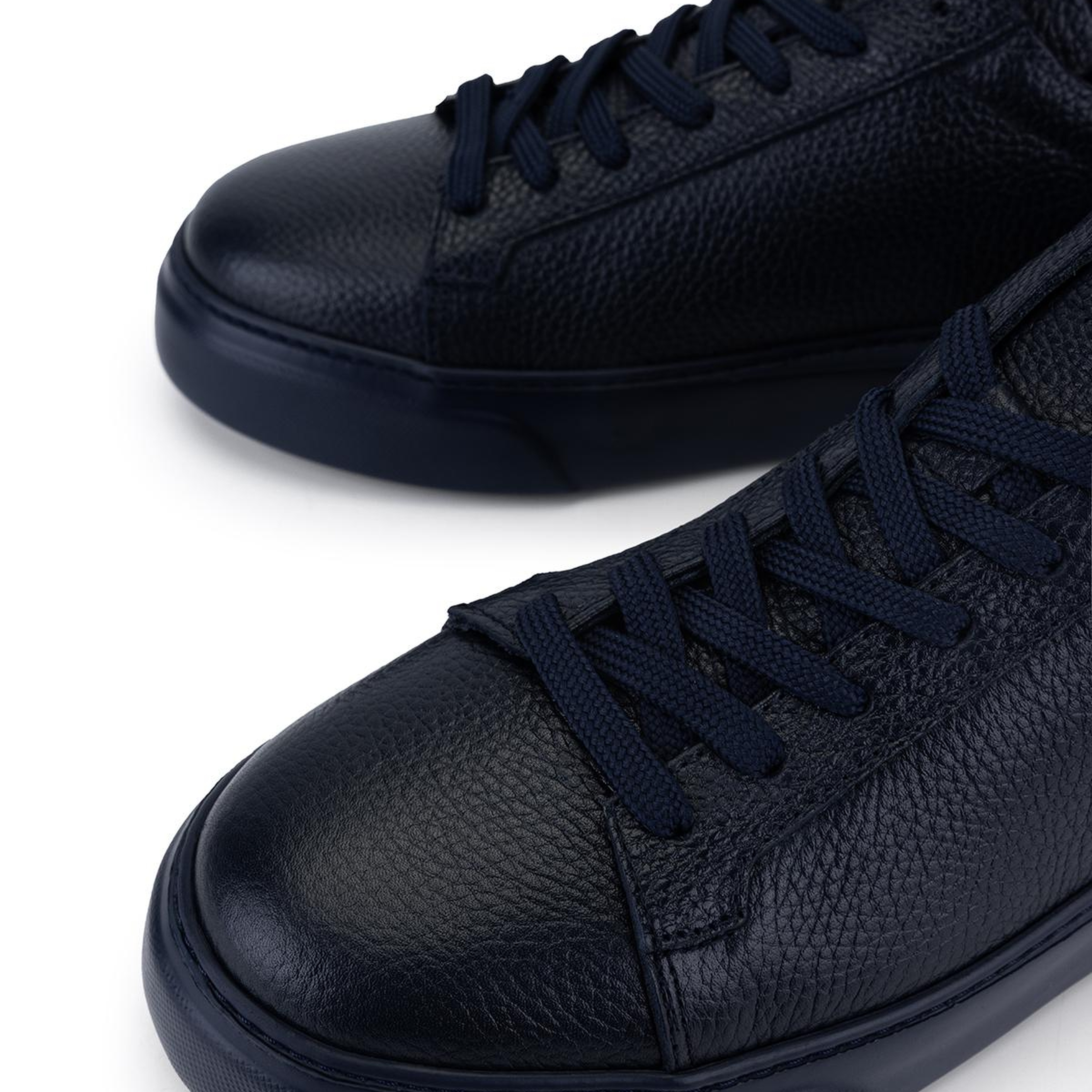 Tamer Tanca Erkek Hakiki Deri Lacivert Taban Sneakers & Spor Ayakkabı